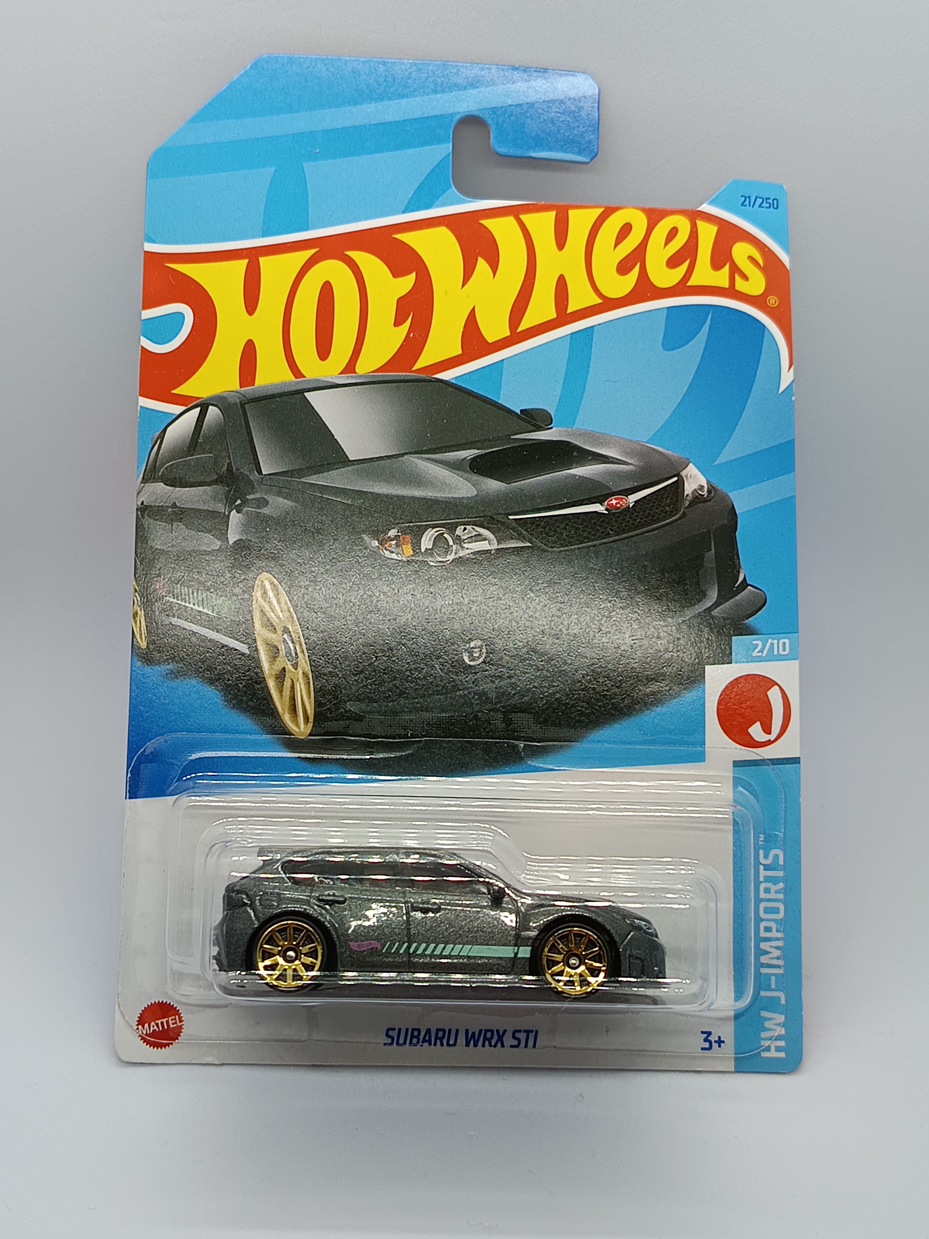 HOT WHEELS SUBARU WRX STI METALIC GREY