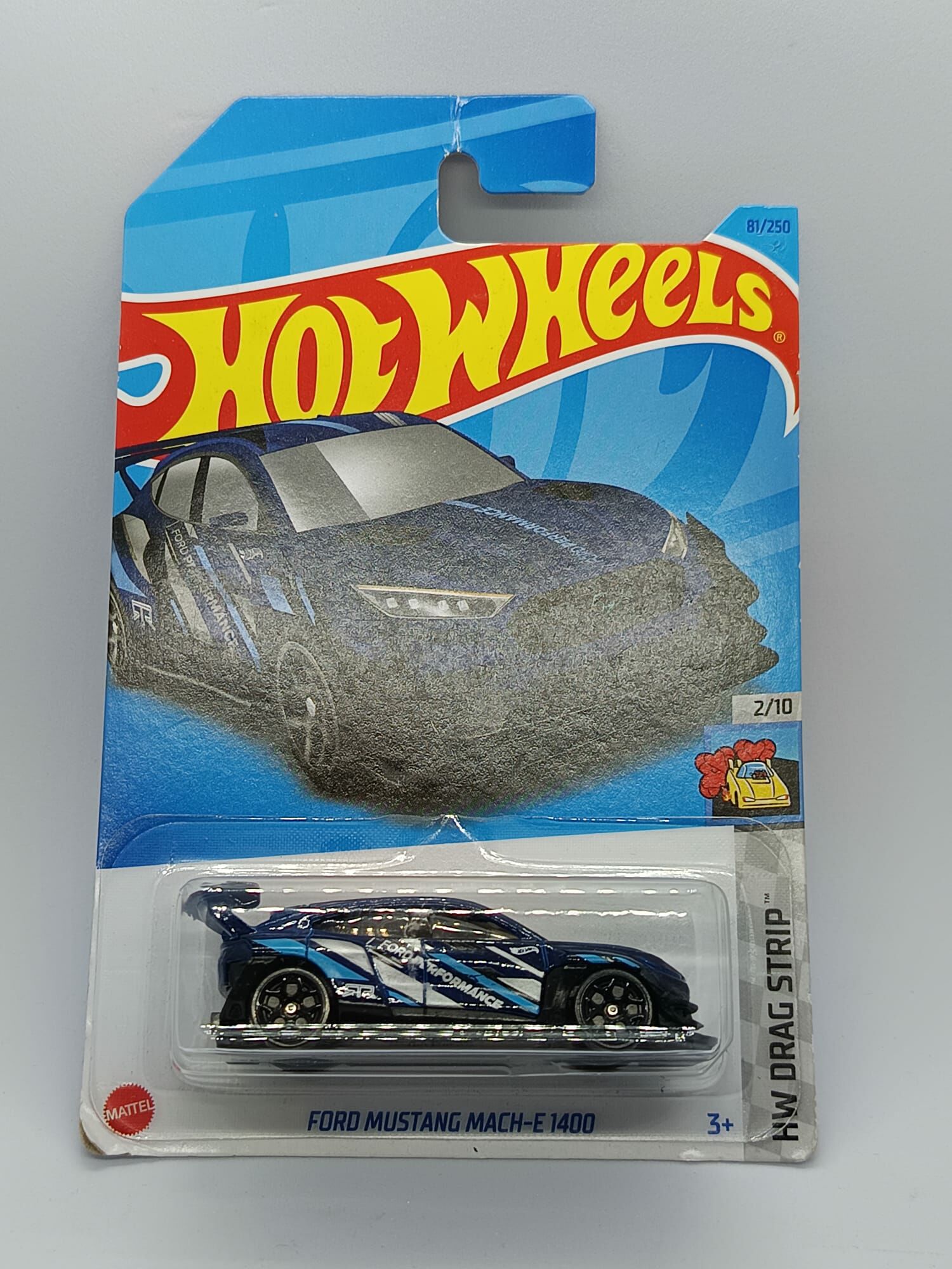 HOT WHEELS FORD MUSTANG MACH-E 1400 BLUE