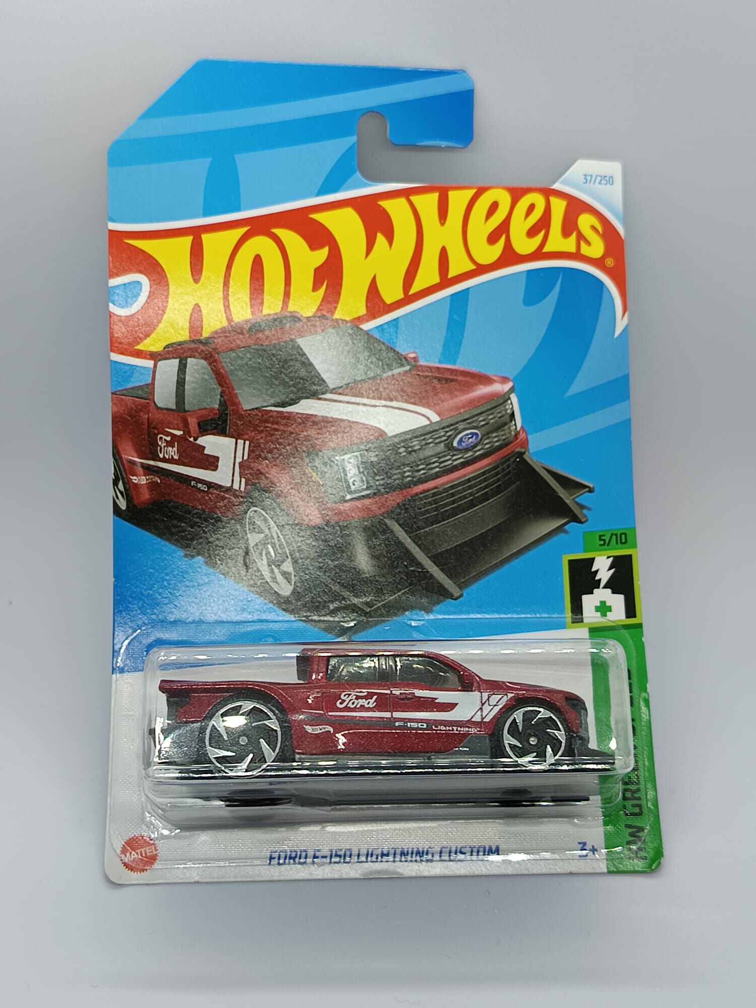 HOT WHEELS FORD F-150 LIGHTNING CUSTOM RED