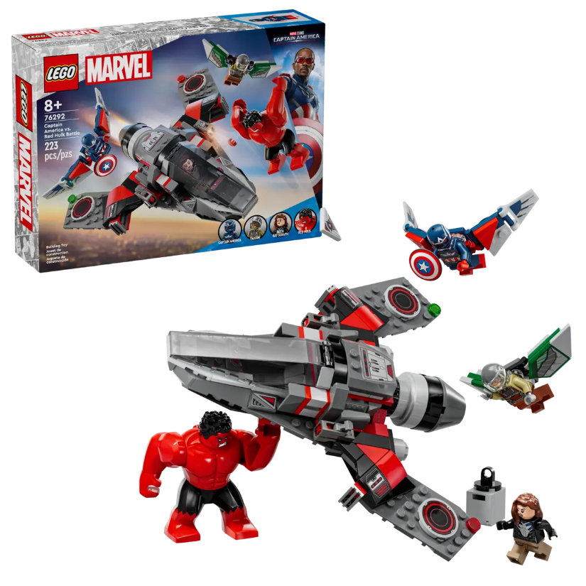 LEGO 76292 Captain America vs. Red Hulk Battle
