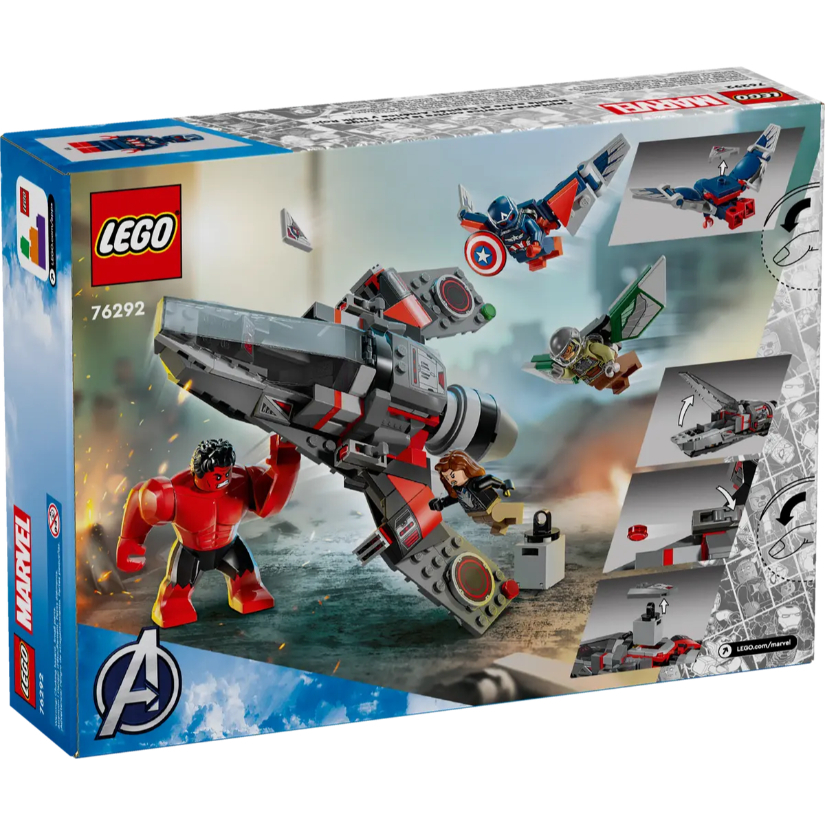 LEGO 76292 Captain America vs. Red Hulk Battle