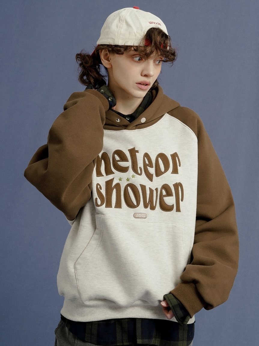 <預購> 韓國WV PROJECT Meteor Shower ⭐️ 流星雨刷毛帽T