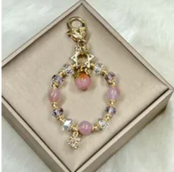 [S] GEMZ & CO ZBB TU RAN HAO SHI RABBIT BAG CHARM D1, CRIMSON AGATE, Y343 (Y343)