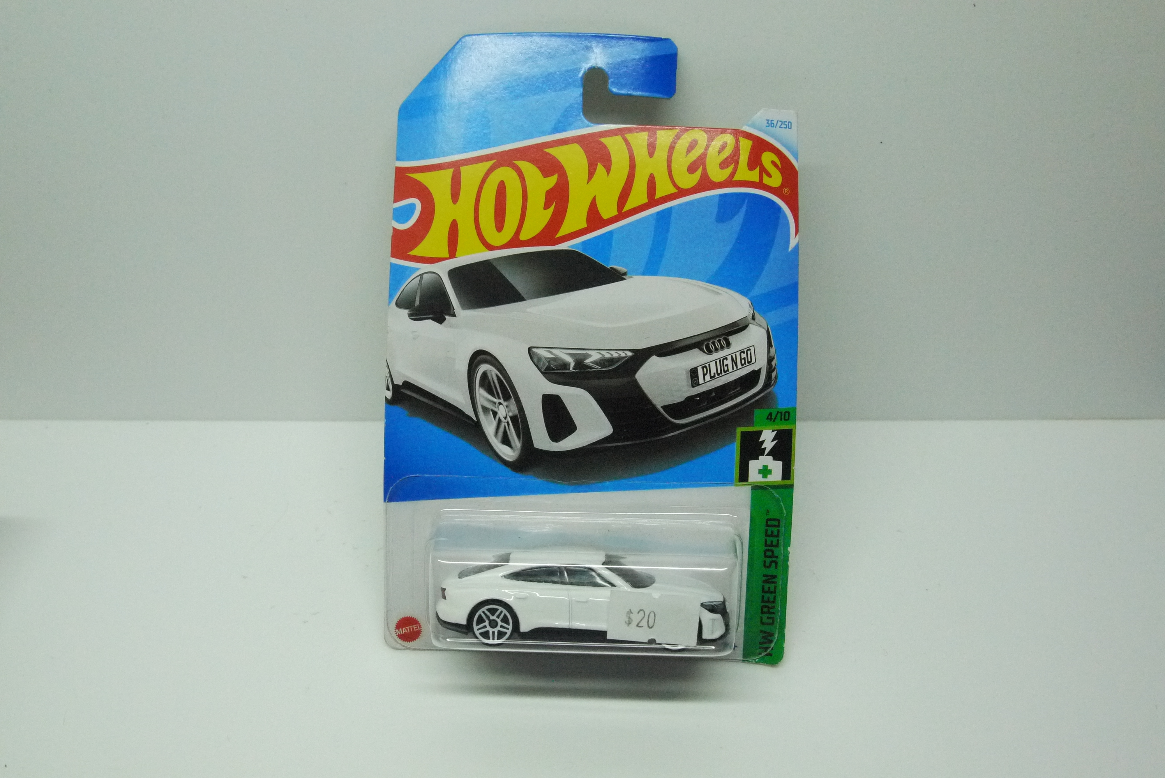 HOT WHEELS AUDI RS E-RTON GT WHITE