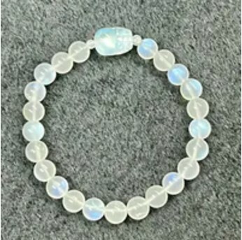 [S] GEMZ & CO TSB SHINE TIME W PIXIU BRACELET, MOONSTONE D1, Y363 (Y363)