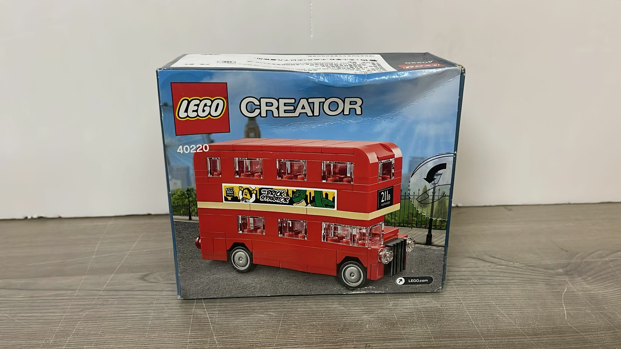 ［用家福音零件齊全系列］ LEGO 40220 London Bus 倫敦巴士 (Creator)          *(凹盒殘盒,外盒損壞,有壓紋, 殘盒不設退換)