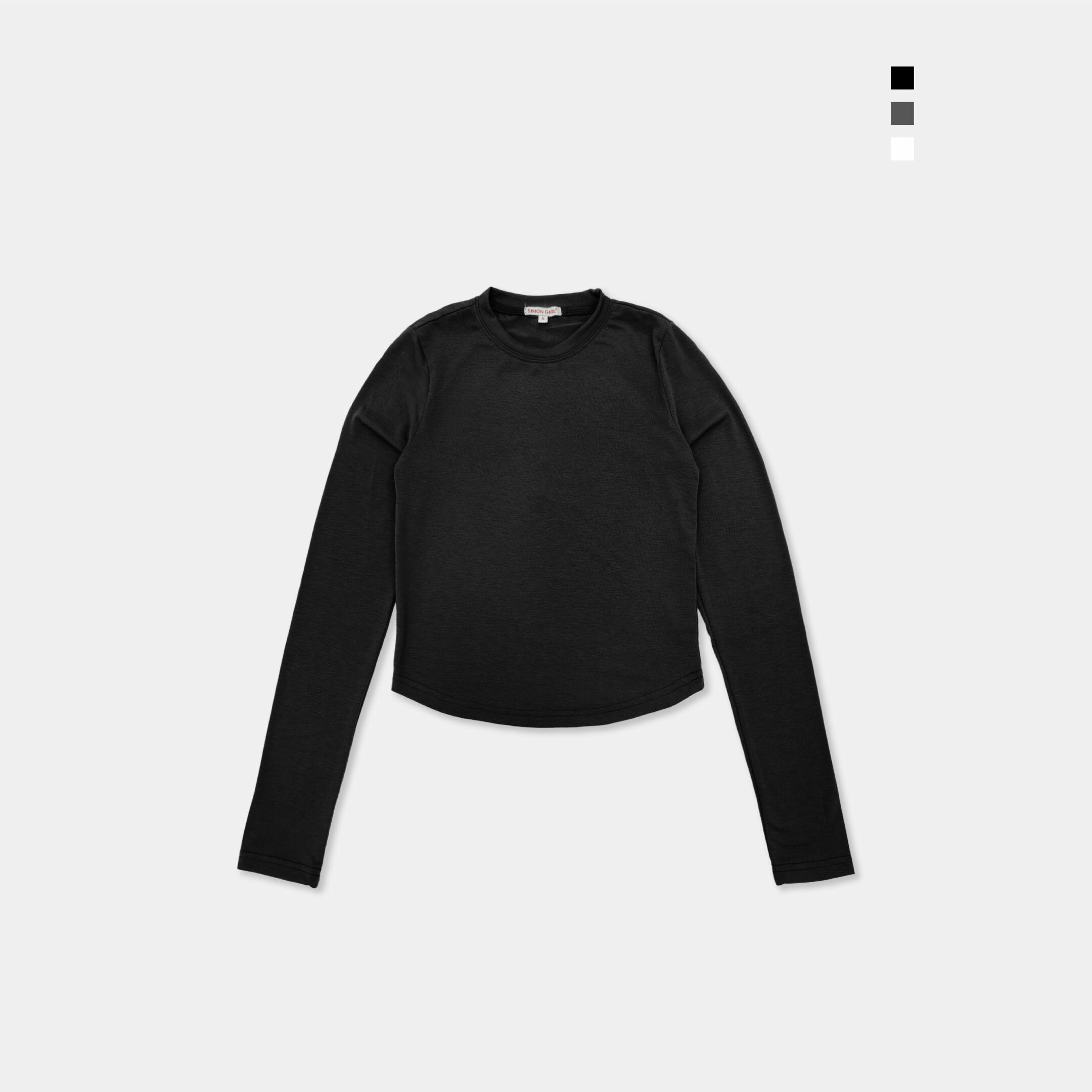 SIMON MADE GC-2433 S曲線 基礎 短版 薄長袖