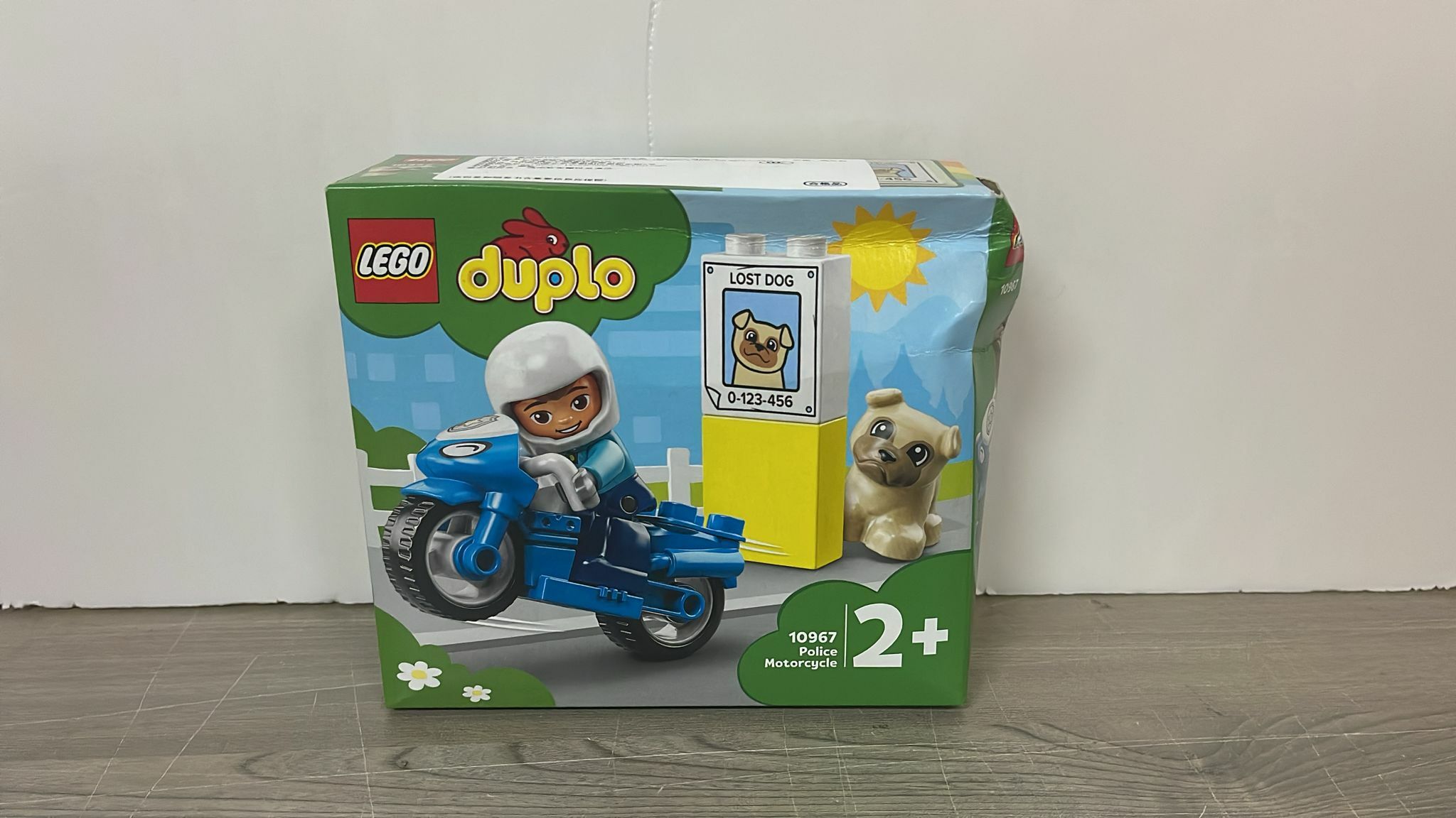 ［用家福音零件齊全系列］ LEGO 10967 Police Motorcycle          *(凹盒殘盒,外盒損壞,有壓紋, 殘盒不設退換)