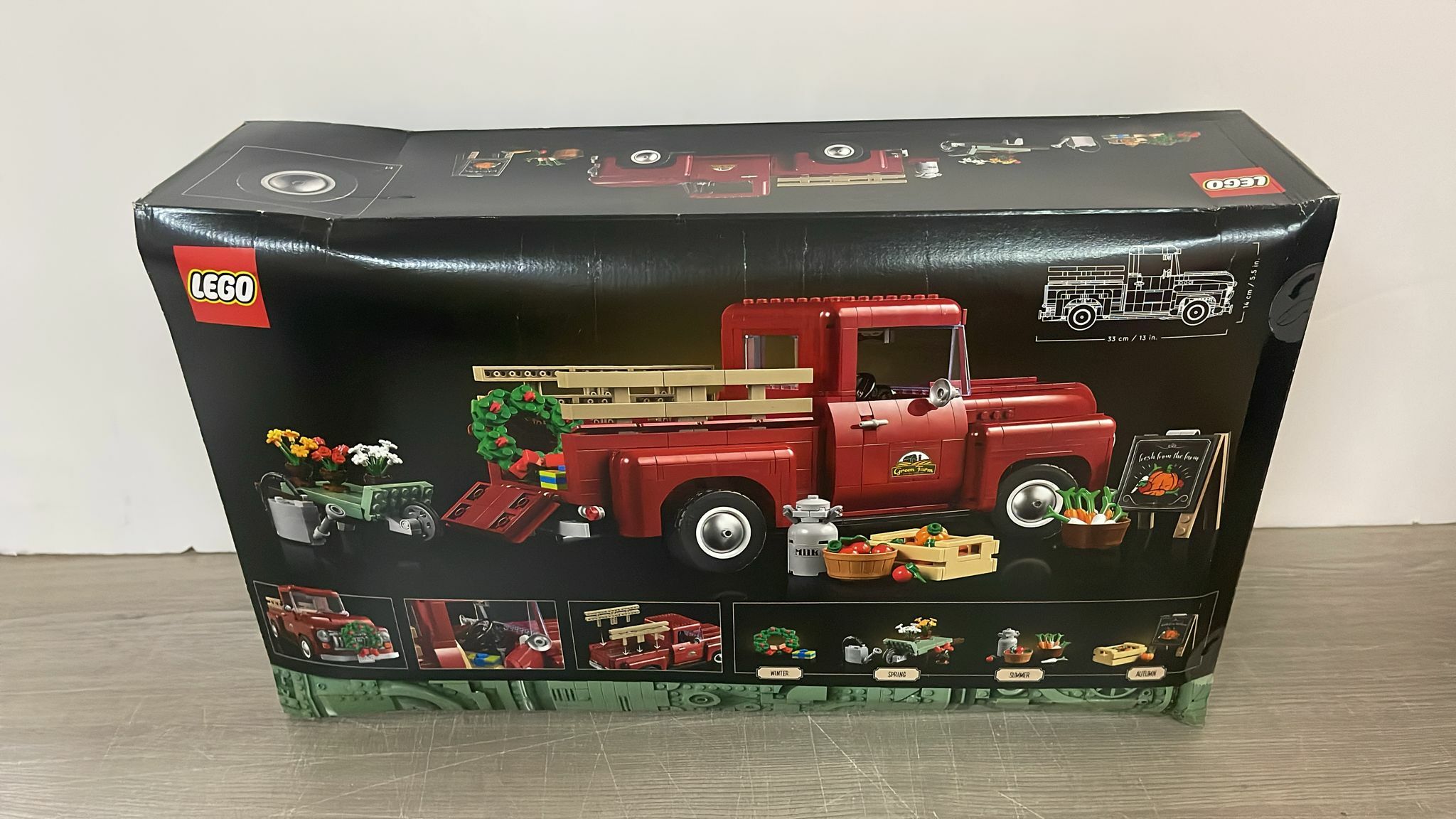［用家福音零件齊全系列］ LEGO 10290 Pickup Truck 小貨車 (Creator Expert)          *(凹盒殘盒,外盒損壞,有壓紋, 殘盒不設退換)