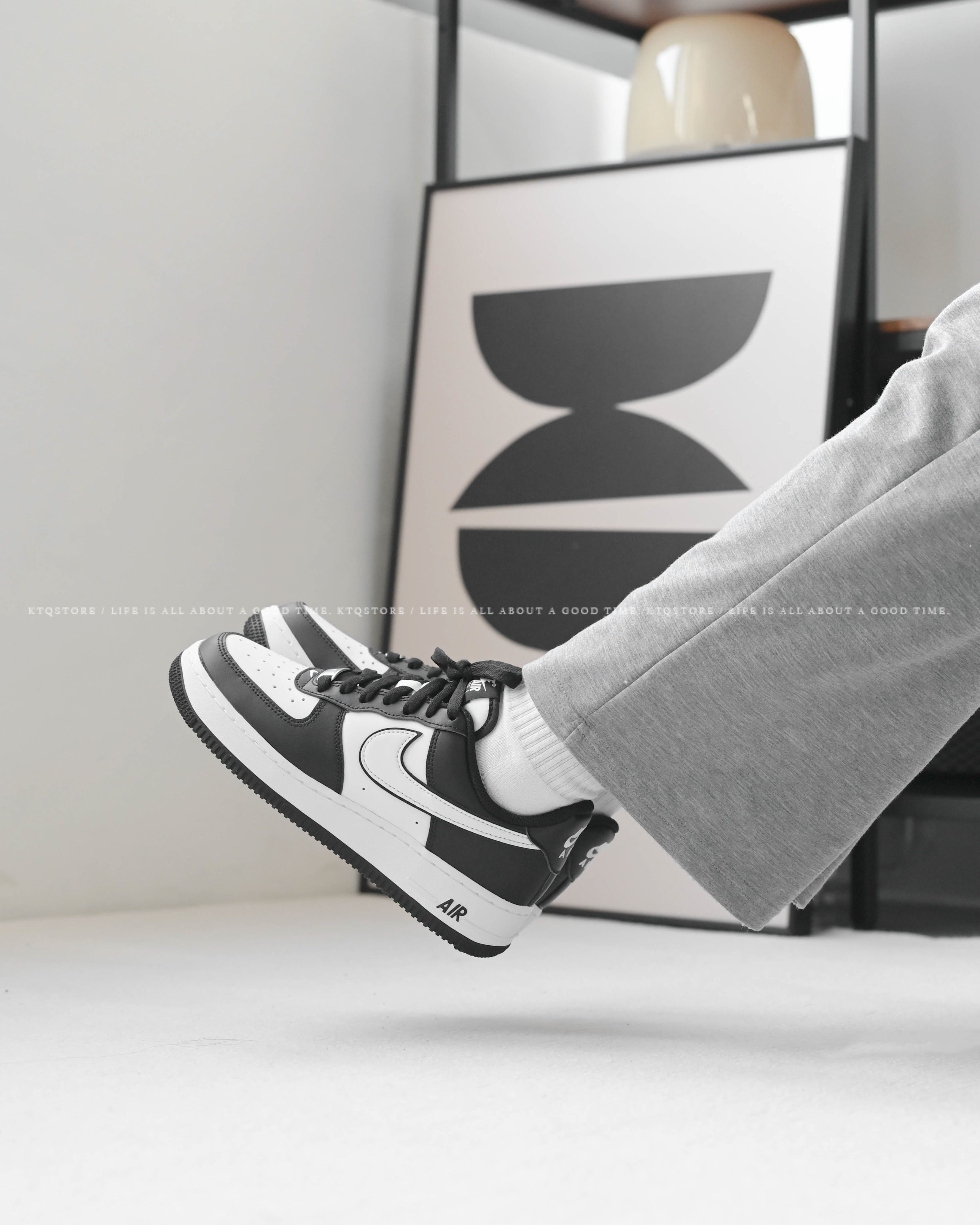 KTQ STORE ‧ Nike Air Force 1 Low 休閒 白黑 熊貓 DV0788-001