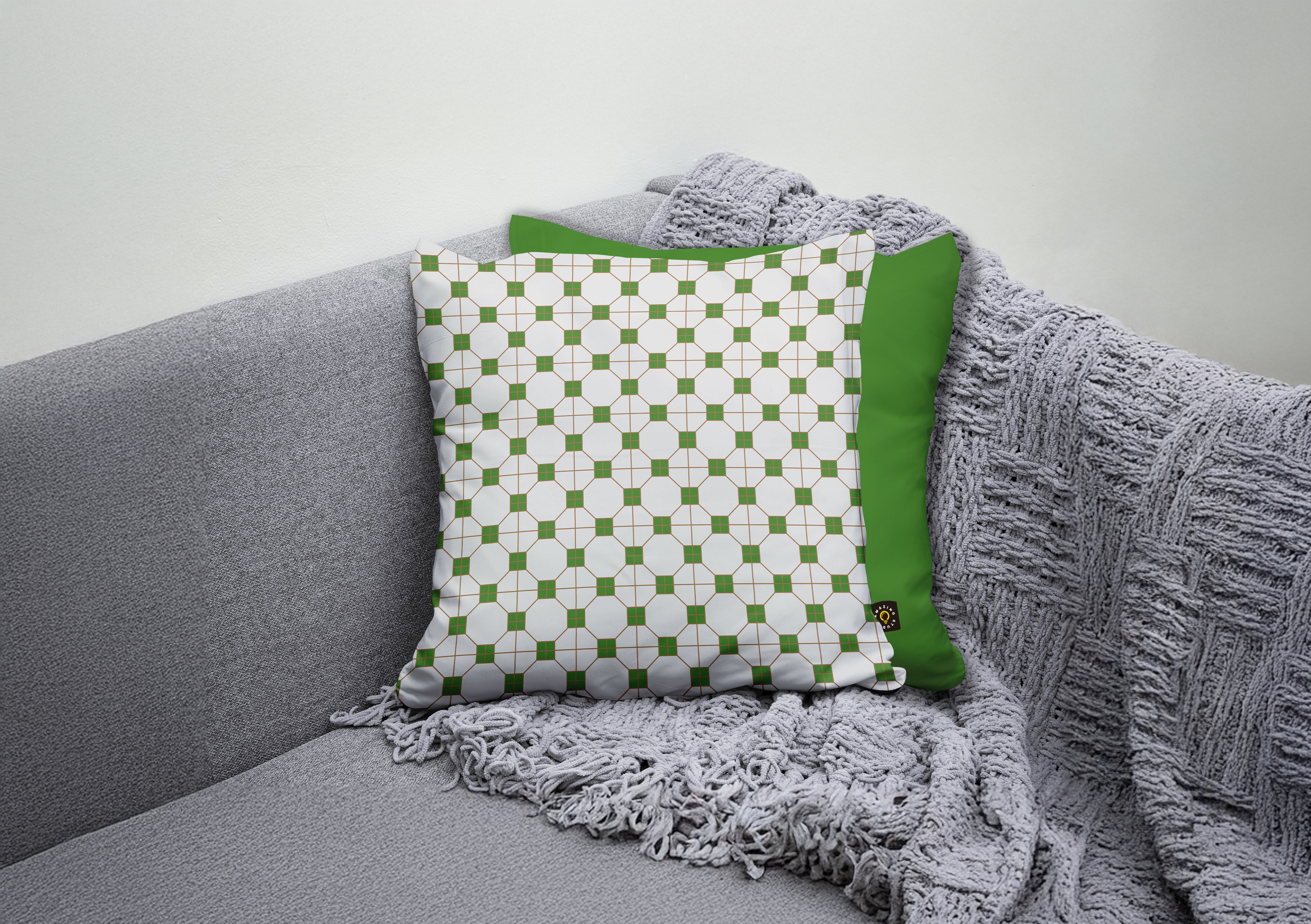 【懷舊香港 - 磚紋 】 靠墊套/咕𠱸套/腰枕套丨Amazing Studio