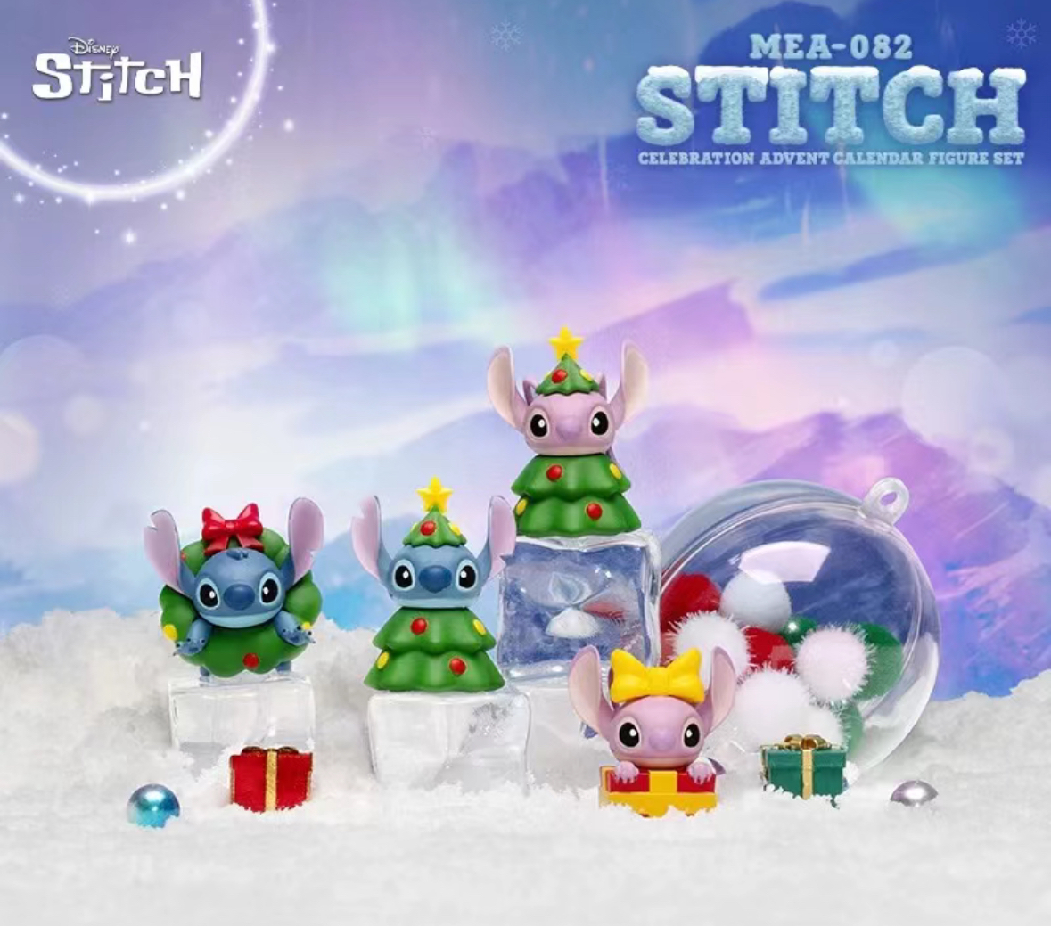 迪士尼 正版授權 史迪奇聖誕倒數日曆 史迪奇 公仔 禮盒/預購