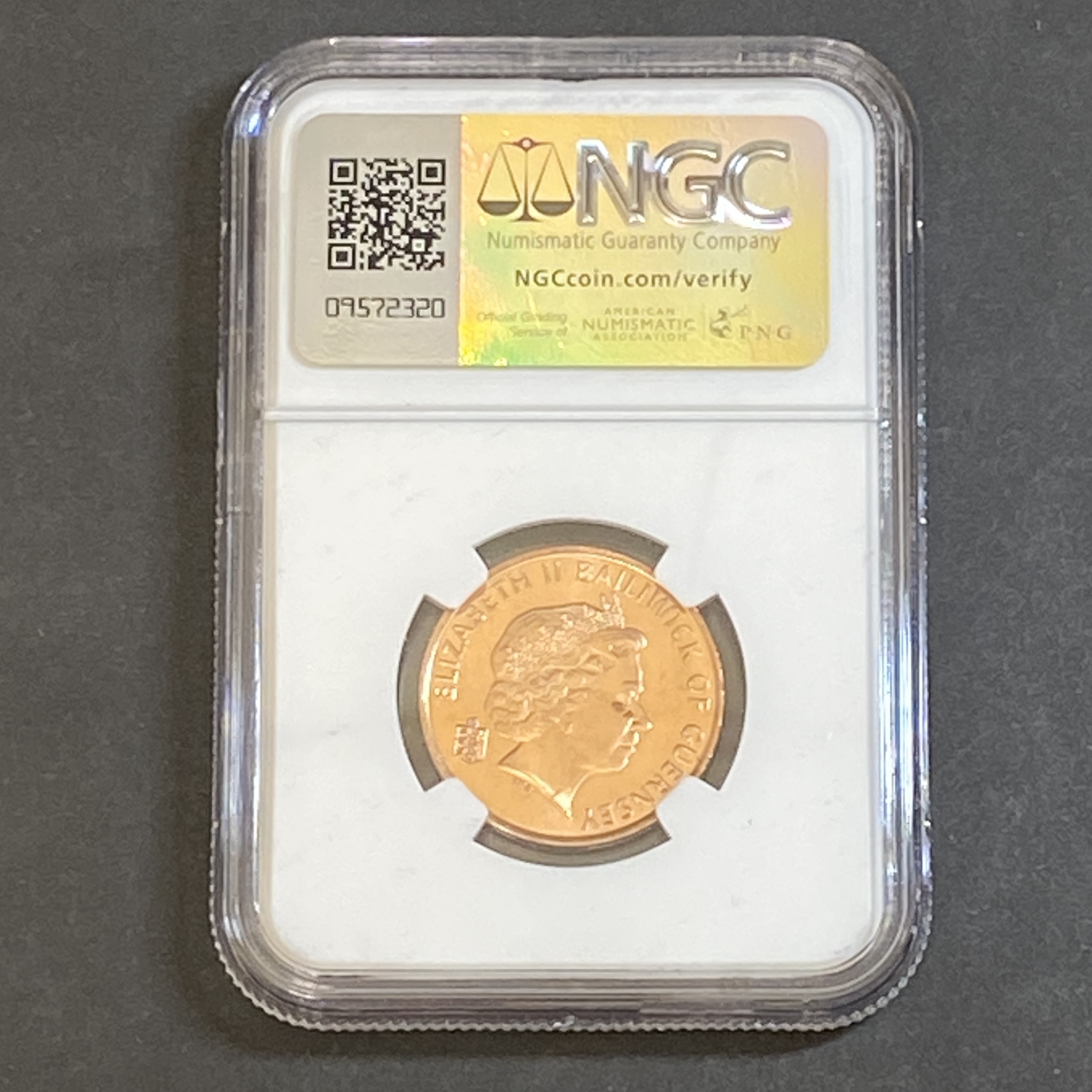 1999, Guernsey buffalo Two Pence (NGC 2024 Sample)