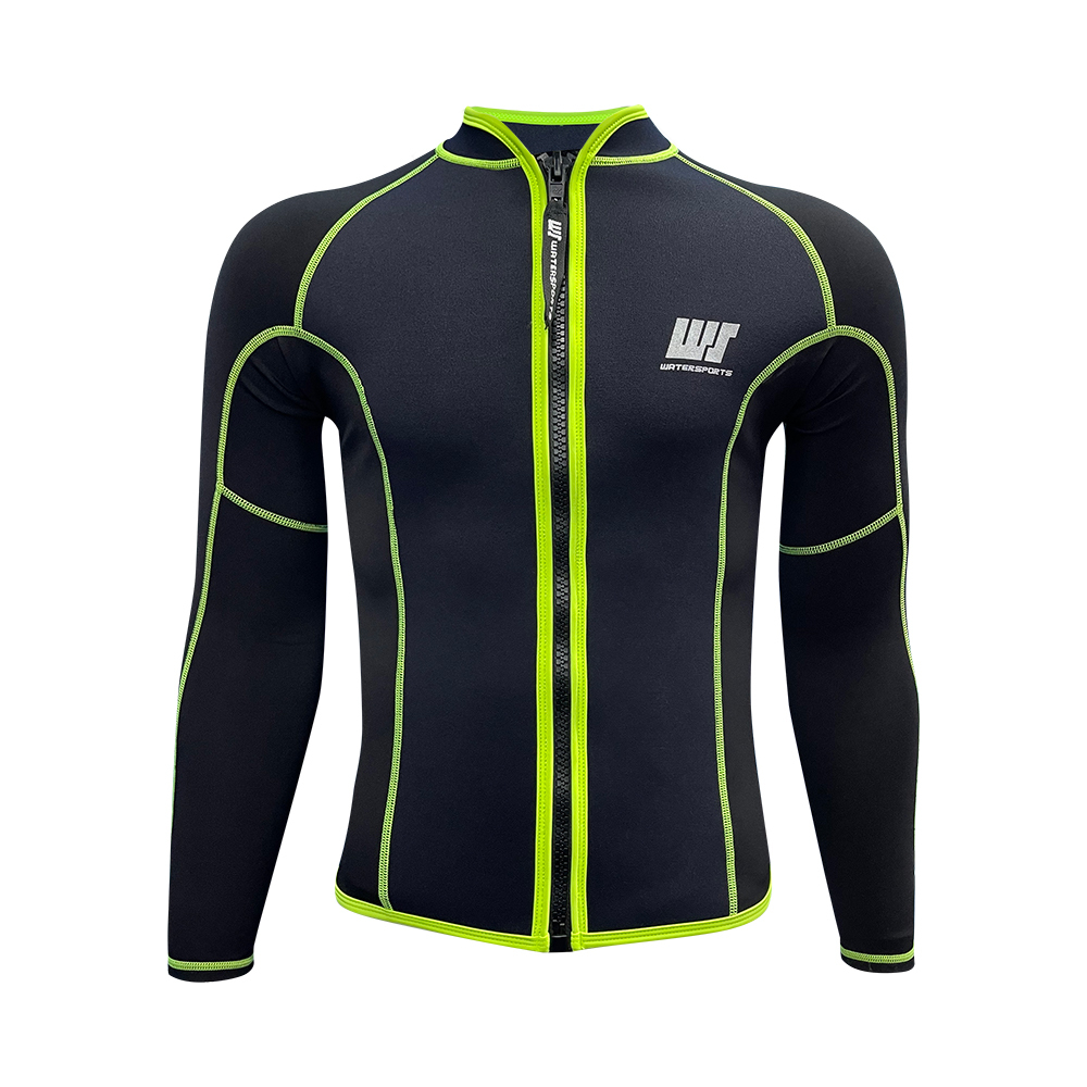 2/1.2mm 中性 SCR & 抓毛游泳保暖夾克 - 熒光綠