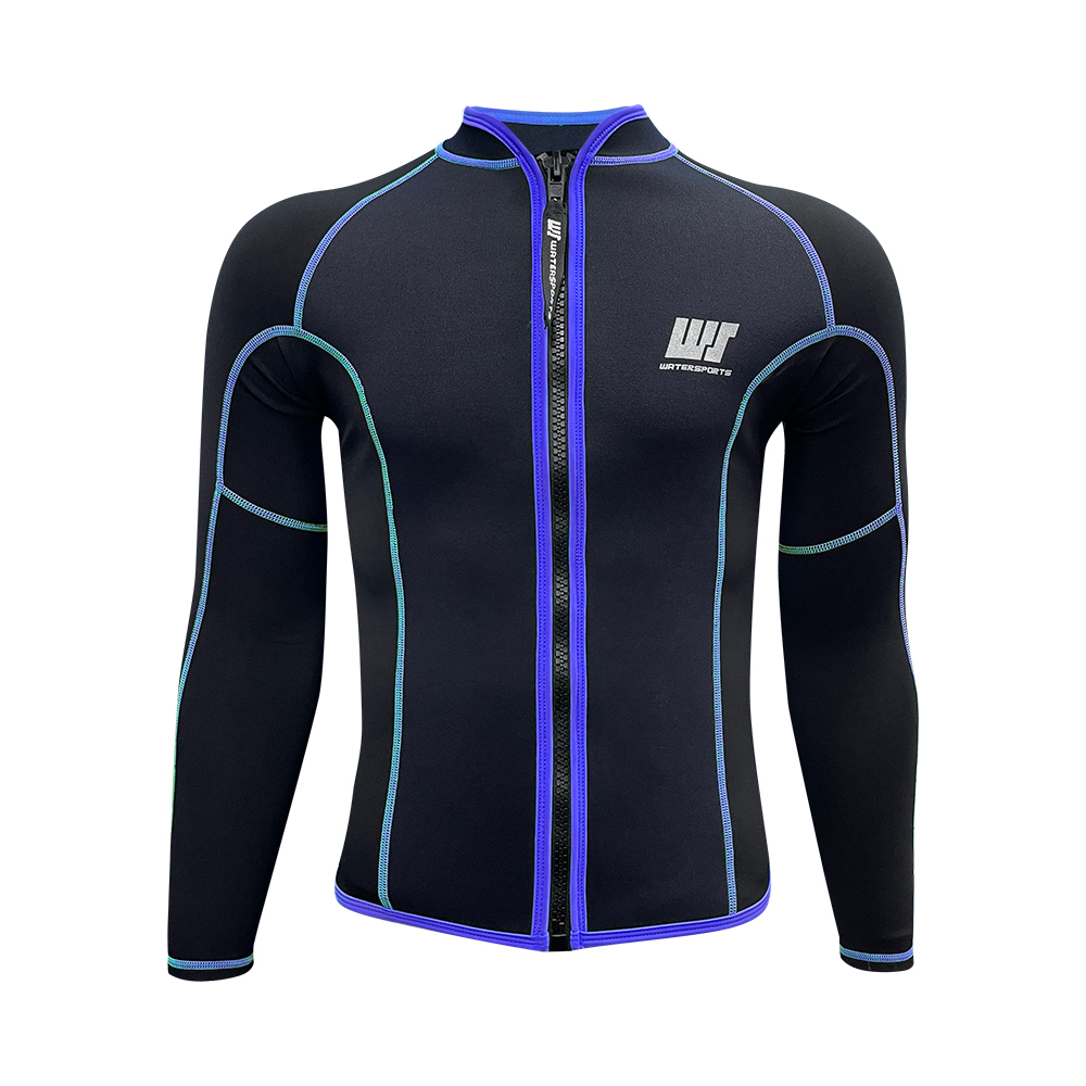 2/1.2mm 中性 SCR & 抓毛游泳保暖夾克 - 藍