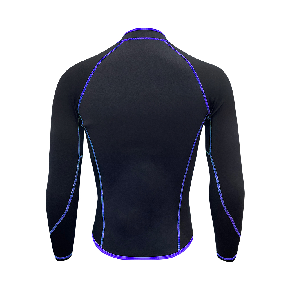 2/1.2mm 中性 SCR & 抓毛游泳保暖夾克 - 藍