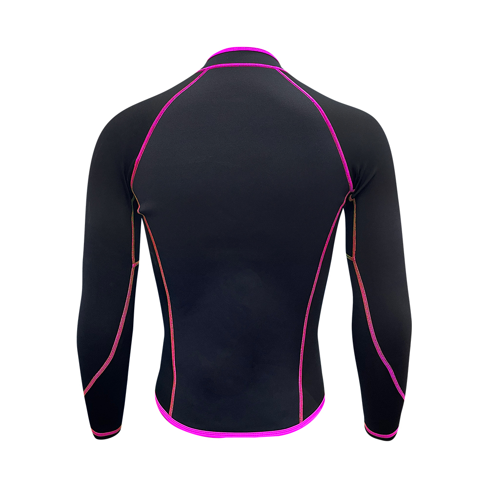 2/1.2mm 中性 SCR & 抓毛游泳保暖夾克 - 粉紅