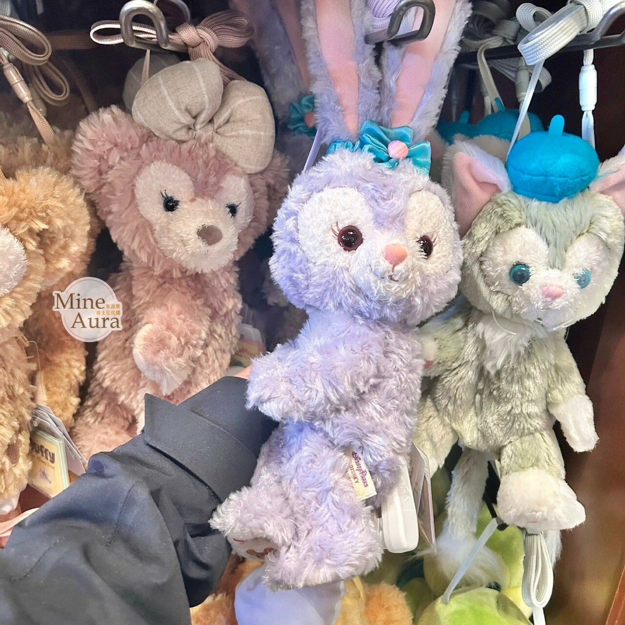 史黛拉露 星黛露 StellaLou 側姿 絨毛娃娃玩偶設計 斜背 小包 -上海迪士尼樂園