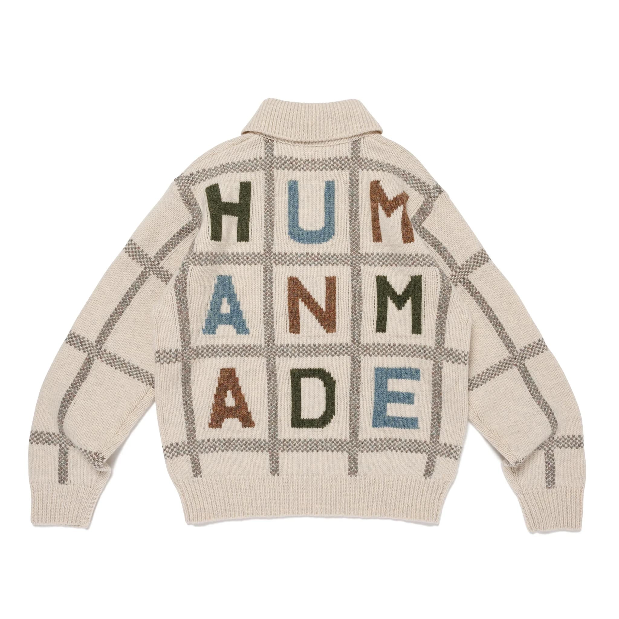 トップス Human Made Animal Half-Zip Knit Sweater Human Made Animal Half Zip Knit Sweater (2Colors)