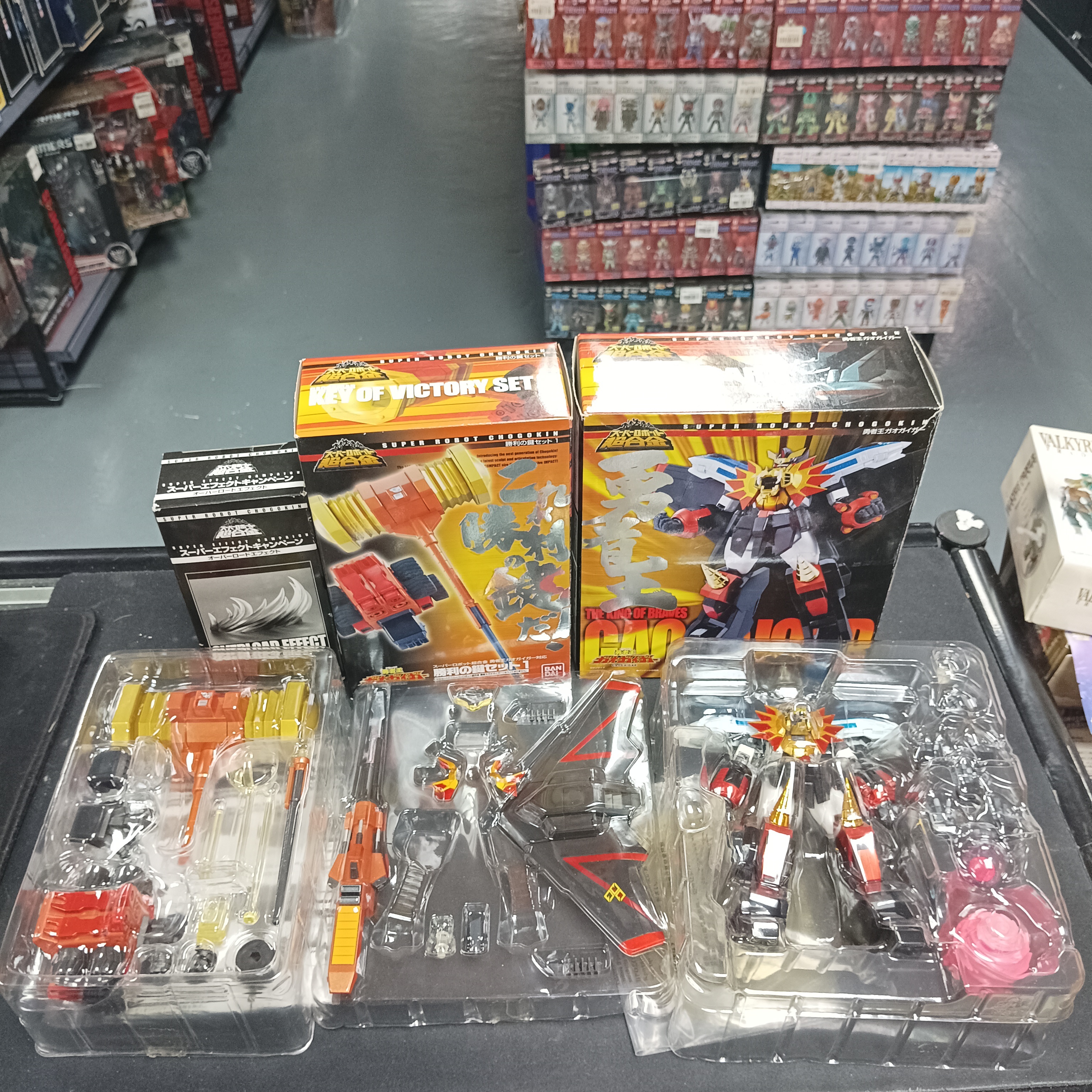 寄賣-勇者系列-超合金勇者王連勝利之鍵1 overload effect 