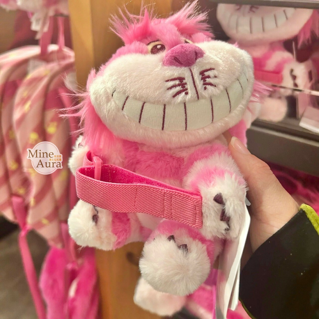 爪爪派對系列 柴郡貓 The Cheshire Cat 妙妙貓 抱抱 絨毛 造型 窗簾束帶 窗簾綁帶 愛麗絲夢遊仙境 Alice in Wonderland -上海迪士尼樂園