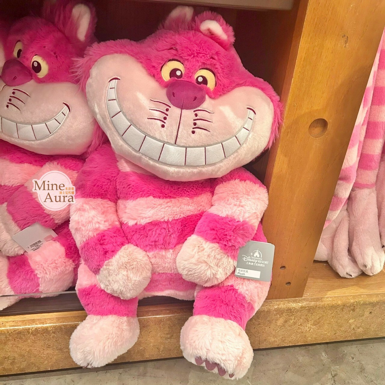 (限時特價) 爪爪派對系列 柴郡貓 The Cheshire Cat 妙妙貓 M號 娃娃 玩偶 愛麗絲夢遊仙境 Alice in Wonderland -上海迪士尼樂園