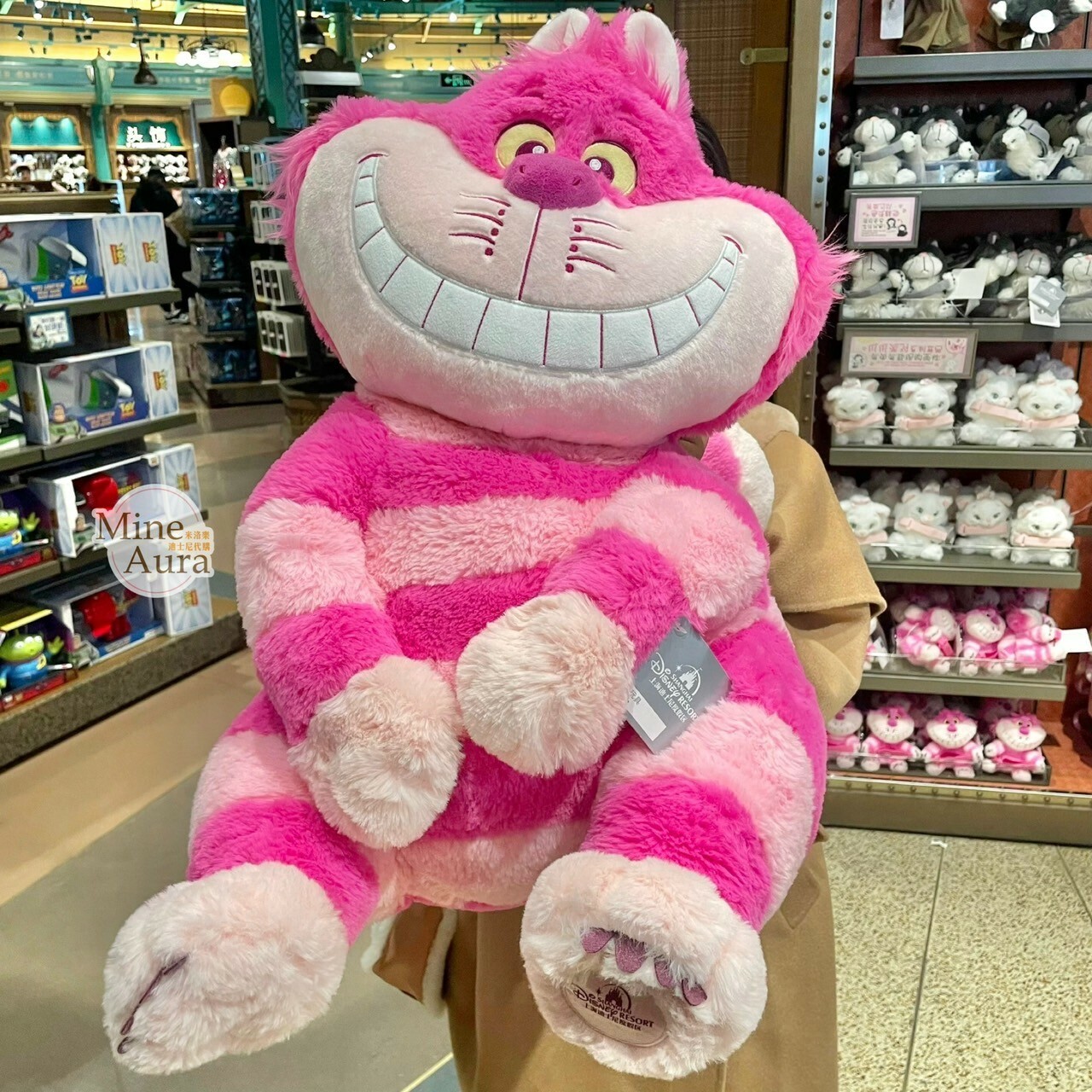 (限時特價) 爪爪派對系列 柴郡貓 The Cheshire Cat 妙妙貓 M號 娃娃 玩偶 愛麗絲夢遊仙境 Alice in Wonderland -上海迪士尼樂園