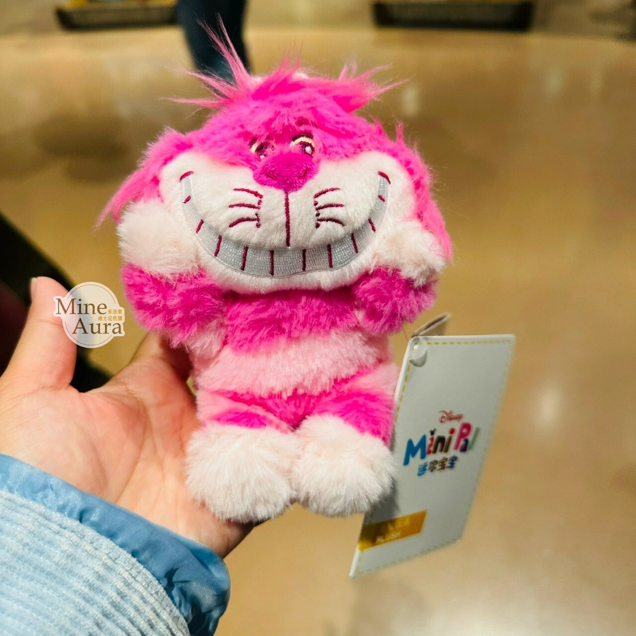 爪爪派對系列 柴郡貓 The Cheshire Cat 妙妙貓 迷你寶寶系列 磁鐵 坐肩 絨毛 娃娃 公仔 愛麗絲夢遊仙境 Alice in Wonderland -上海迪士尼樂園