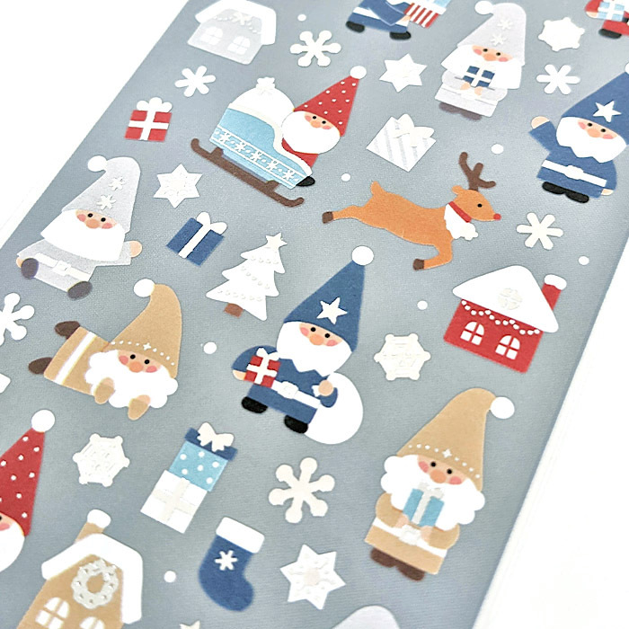 Mind Wave Christmas Sticker－Toy Santa (Japanese Stationery Brand)