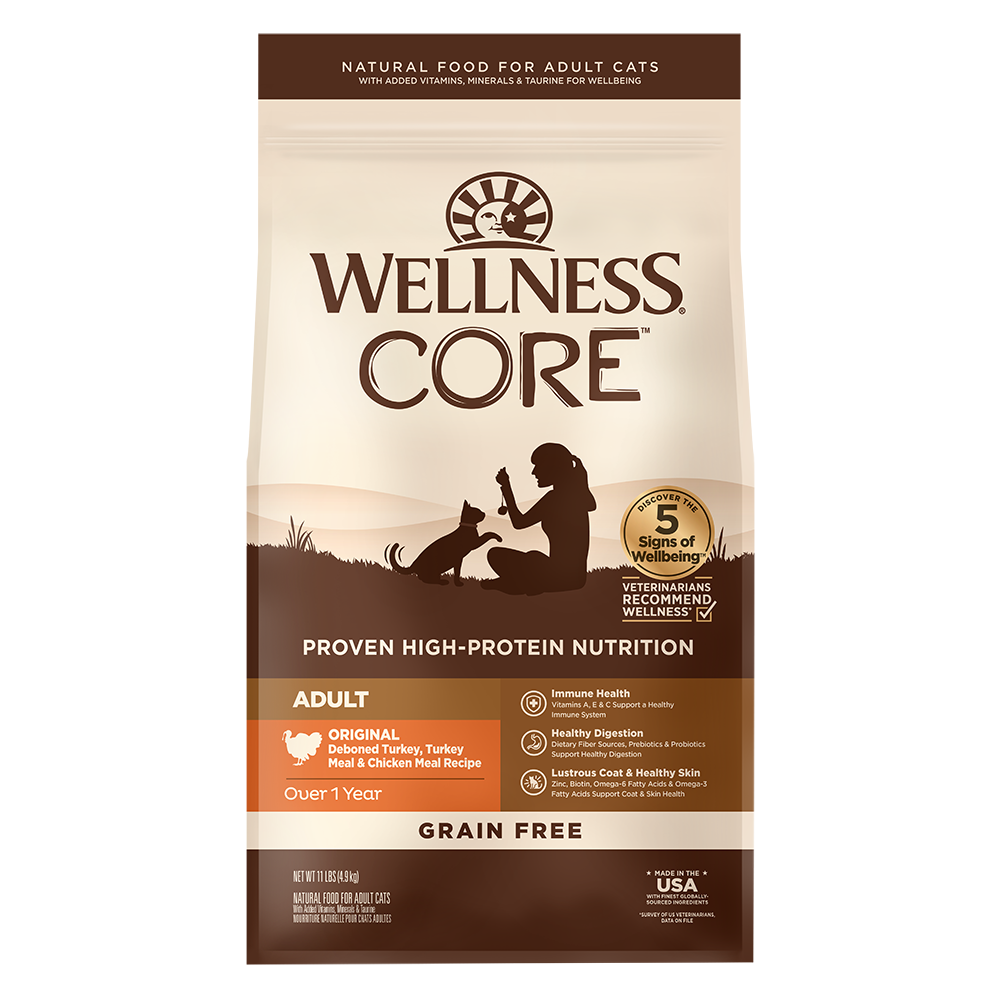 Wellness Core - 無穀物火雞雞肉配方 Grain Free Original Turkey & Chicken 5lbs (新包裝)