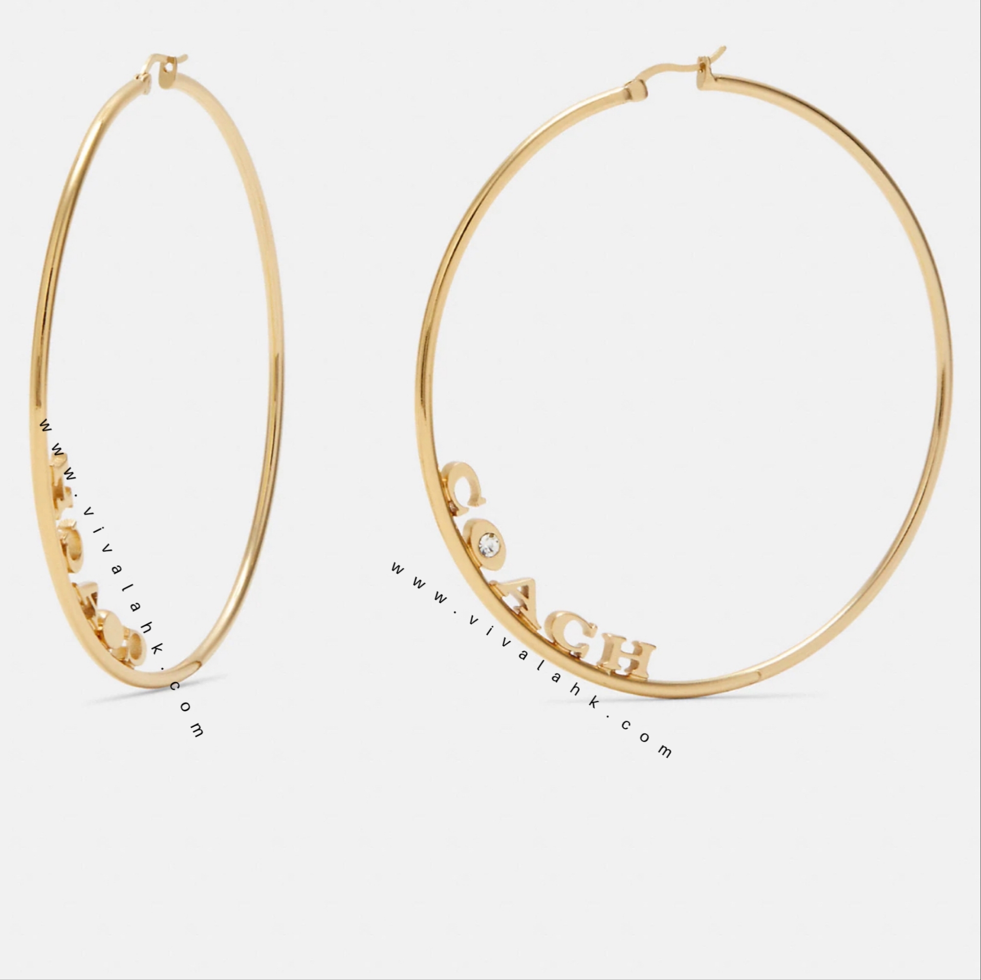 Coach - Coach 大圈款耳環 (中size) (C9111)