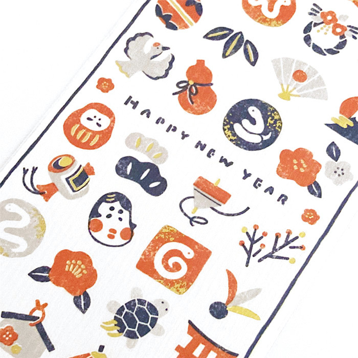 Mind Wave New Year Fortune Sticker－Year of Snake ❻ (Japanese Stationery Brand)