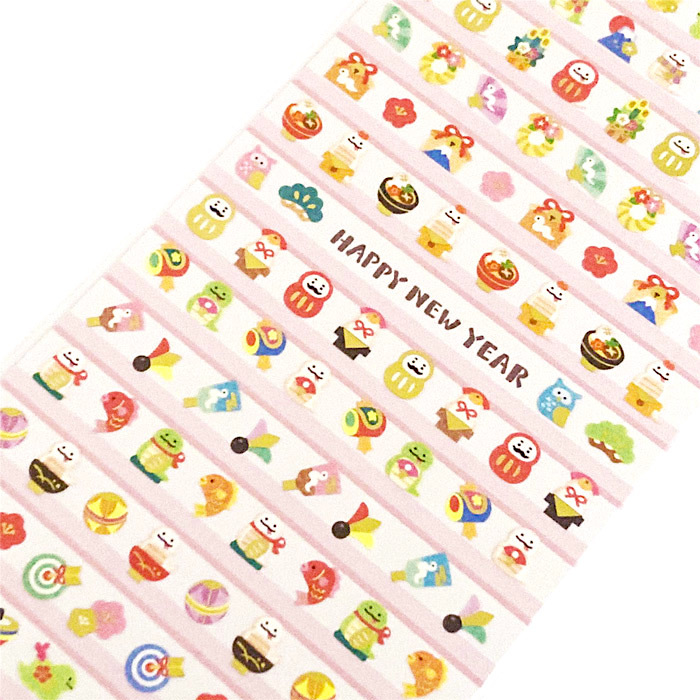 Mind Wave New Year Fortune Sticker－Year of Snake ❼ (Japanese Stationery Brand)