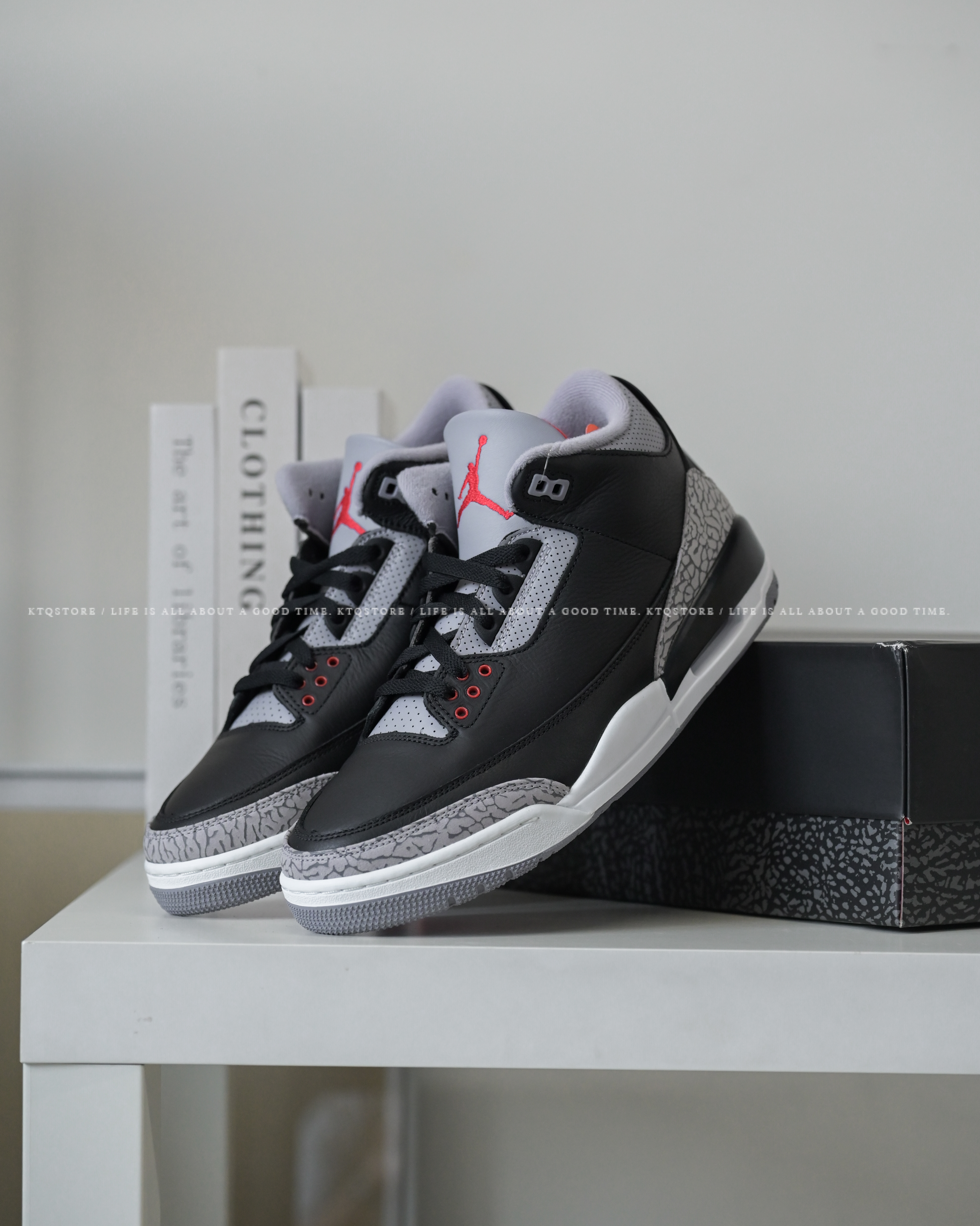 KTQ STORE ‧ Air Jordan 3 OG Black Cement 黑水泥 DN3707-010