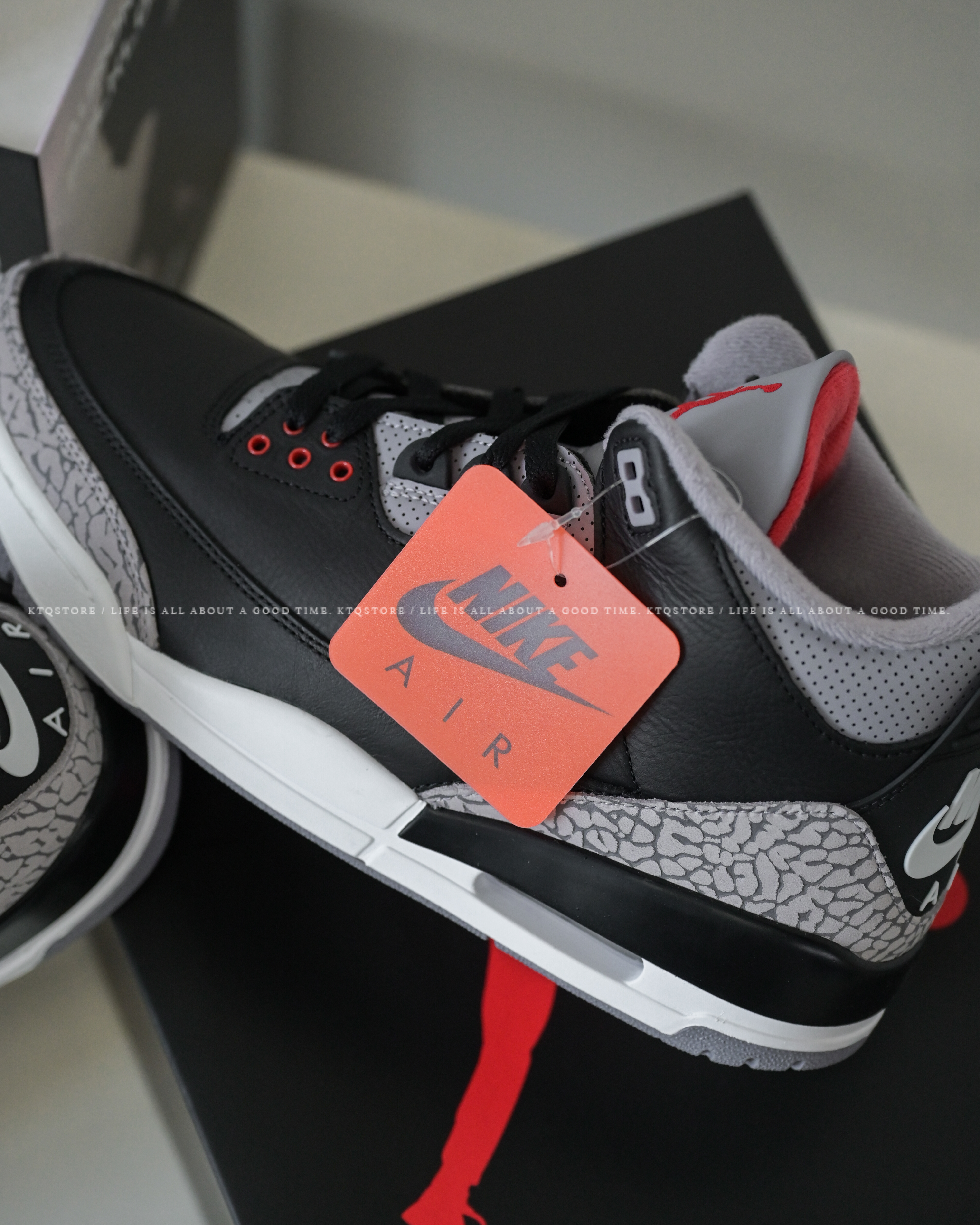KTQ STORE ‧ Air Jordan 3 OG Black Cement 黑水泥 DN3707-010