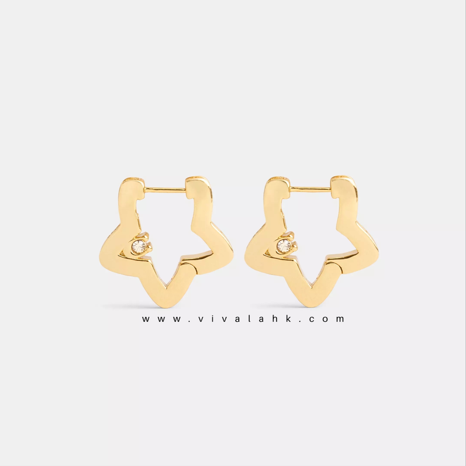 Coach - 星星圈款耳環 (CY097)