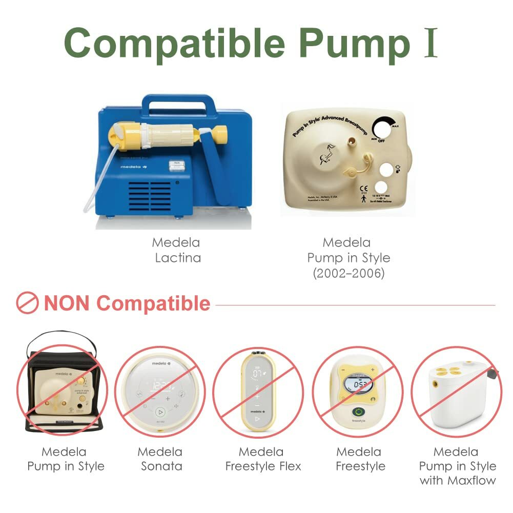 Maymom Breastpump Tubing,適用於 Medela Lactina、Symphony 和吸乳器風格吸乳器