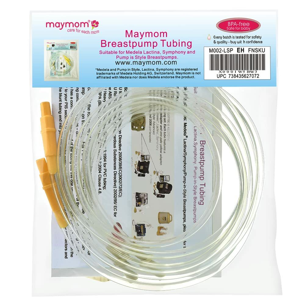 Maymom Breastpump Tubing,適用於 Medela Lactina、Symphony 和吸乳器風格吸乳器