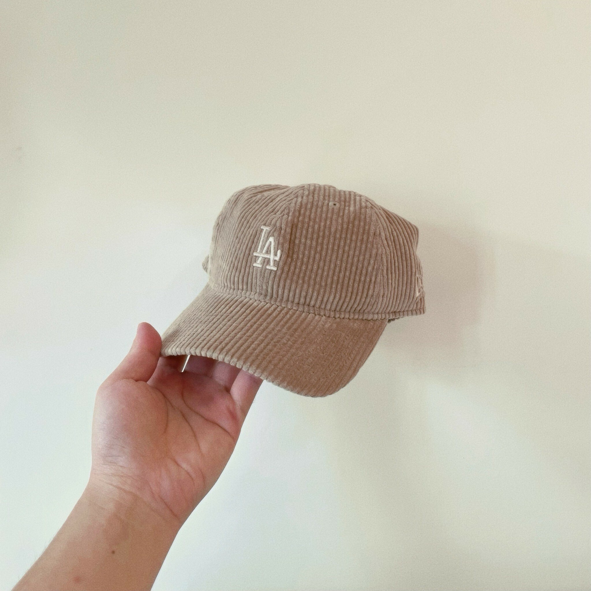 New Era La Dodgers Cord 9twenty Cap 歐洲限定 洛杉磯 道奇隊 卡其 燈心絨 棒球帽 老帽 帽子