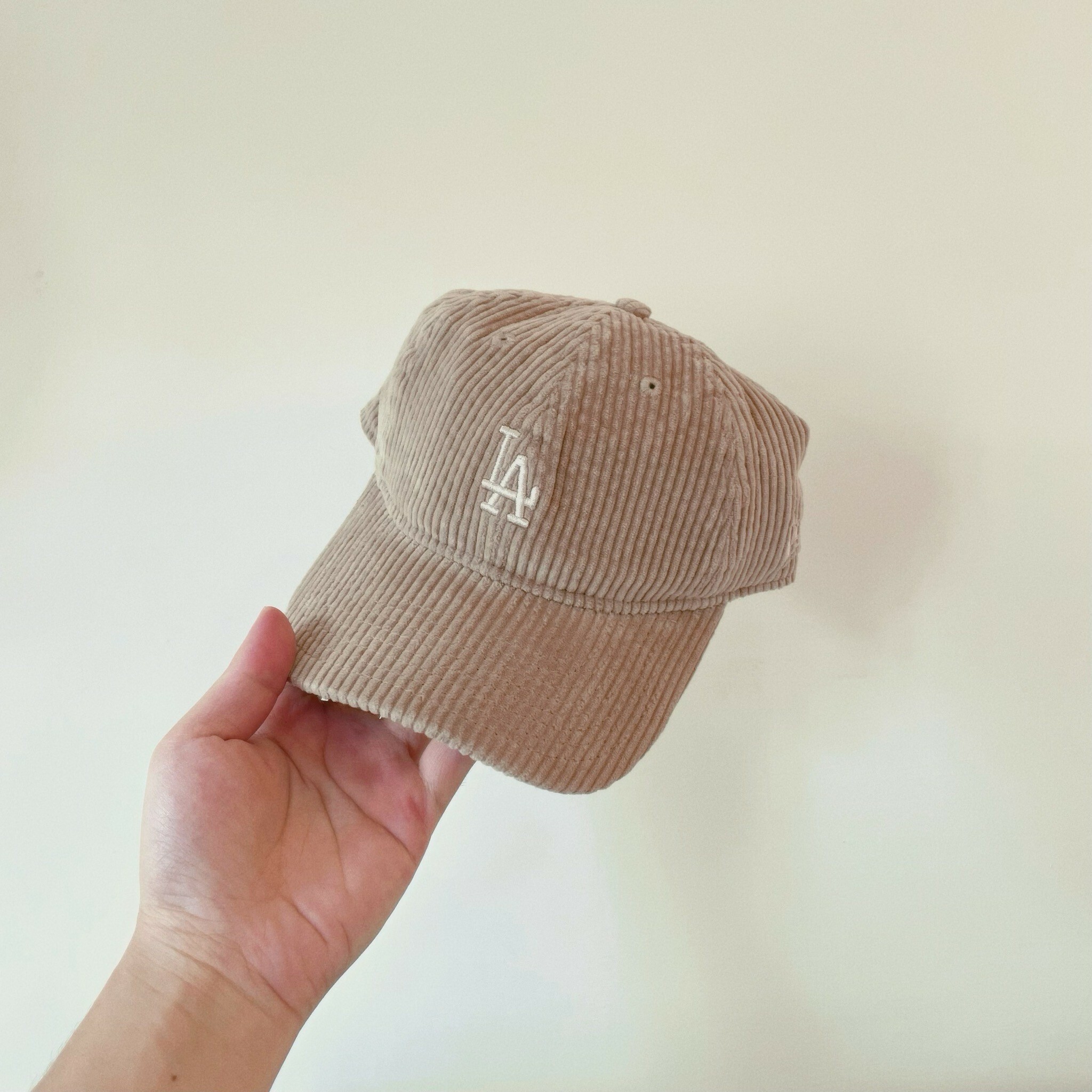 New Era La Dodgers Cord 9twenty Cap 歐洲限定 洛杉磯 道奇隊 卡其 燈心絨 棒球帽 老帽 帽子