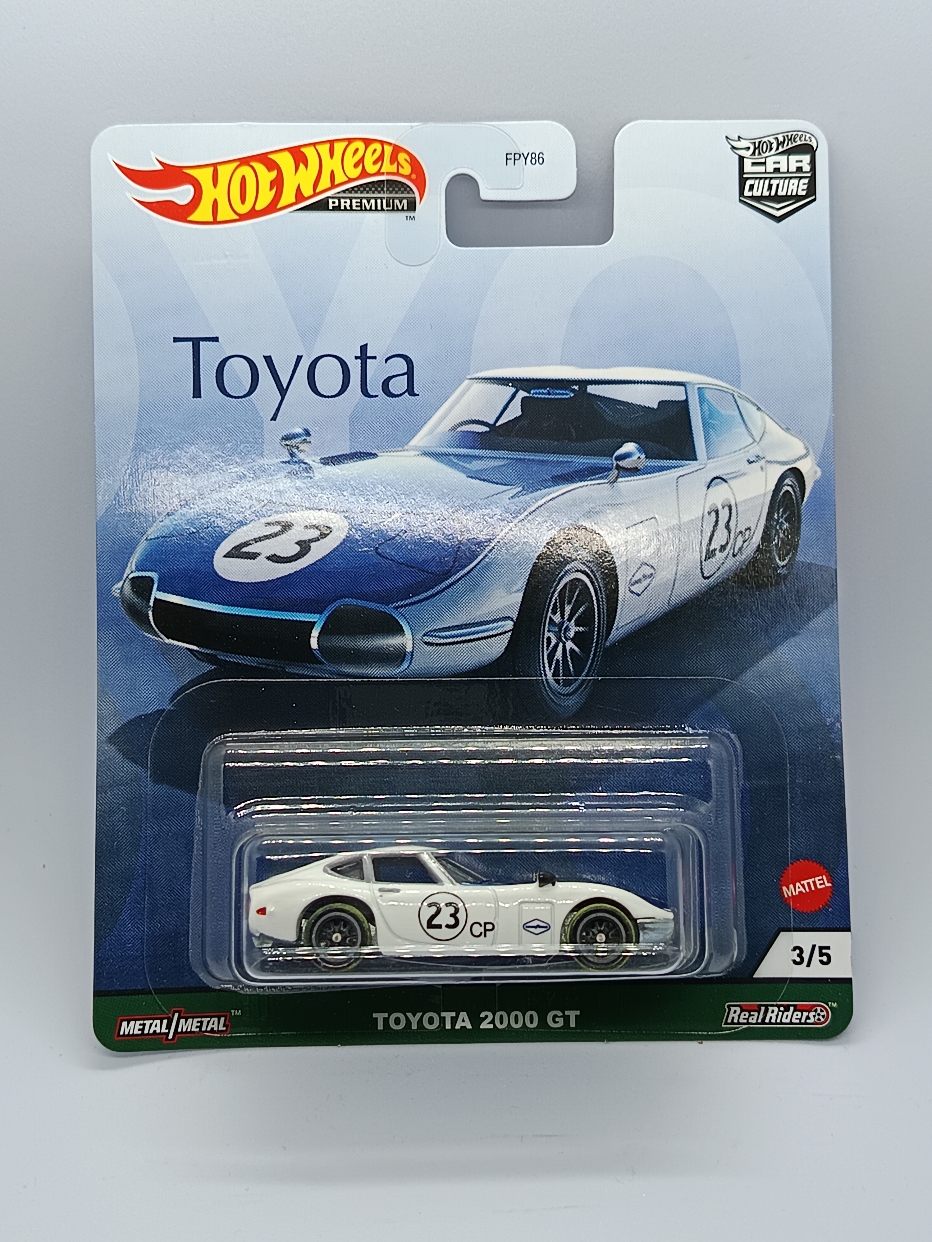 HOT WHEELS CAR CULTURE TOYOTA 2000 GT #23