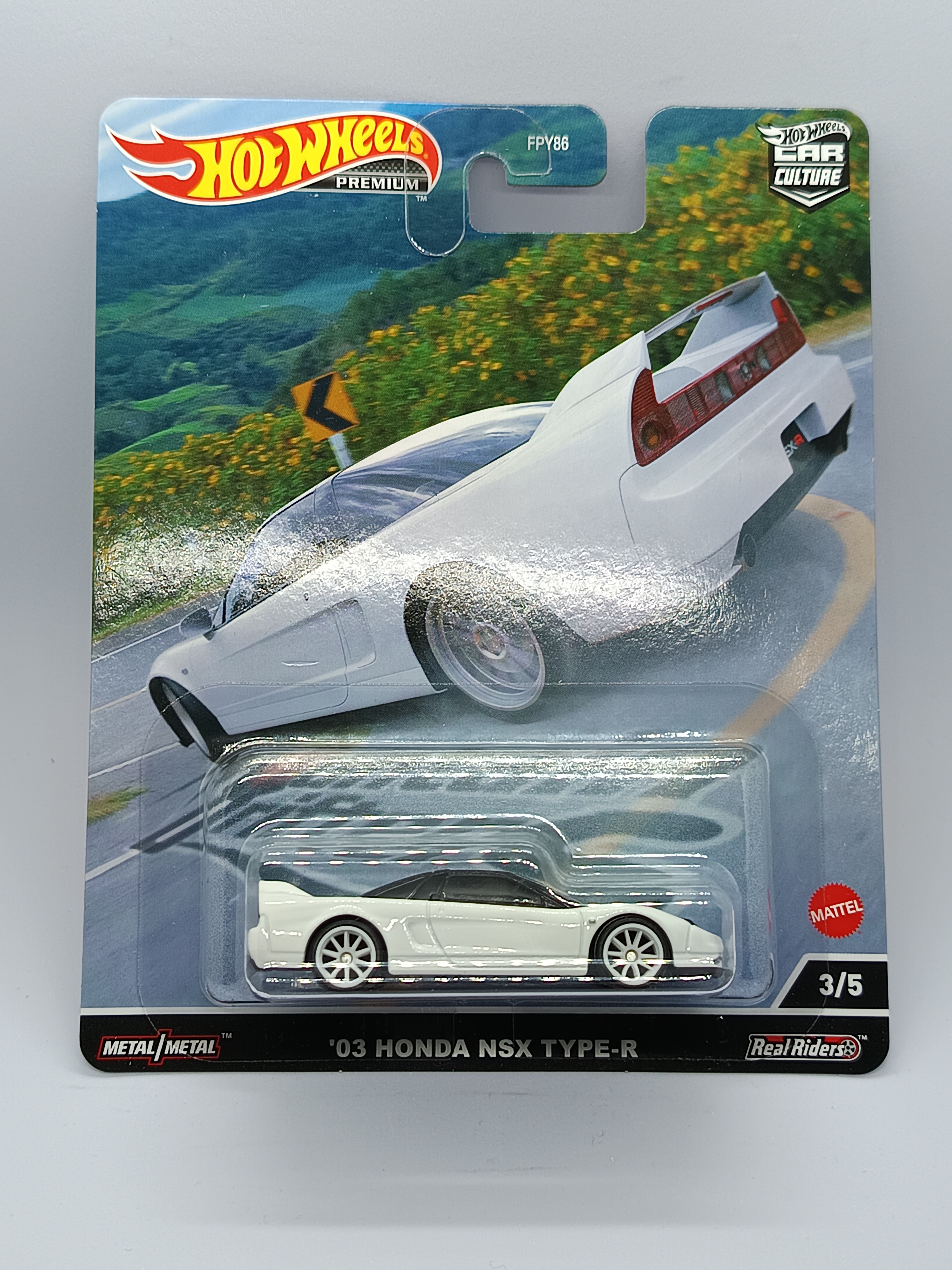 HOT WHEELS CAR CULTURE '03 HONDA NSX TYPE-R WHITE