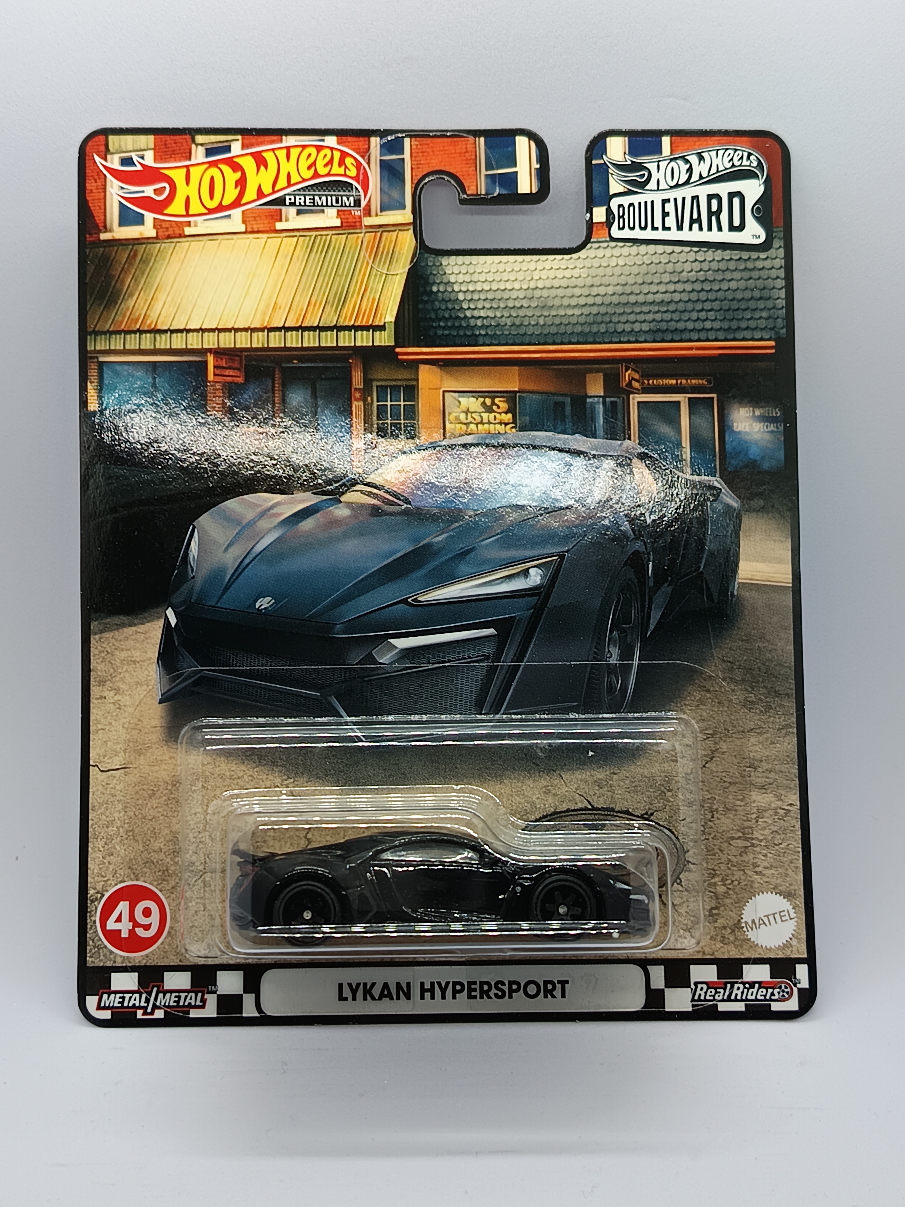 HOT WHEELS BOULEVARD LYKAN HYPERSPORT BLACK