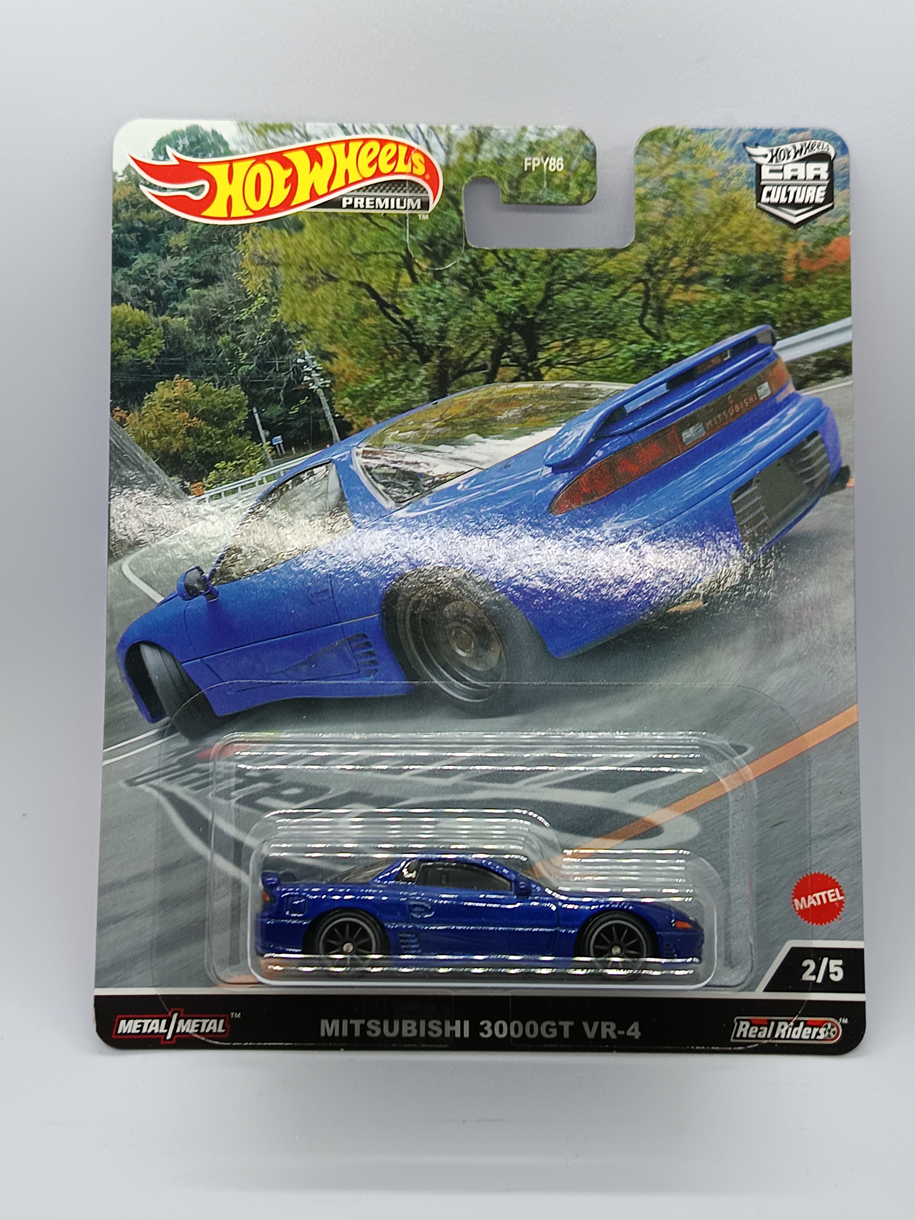 HOT WHEELS CAR CULTURE MITSUBISHI 3000GT VR-4 BLUE