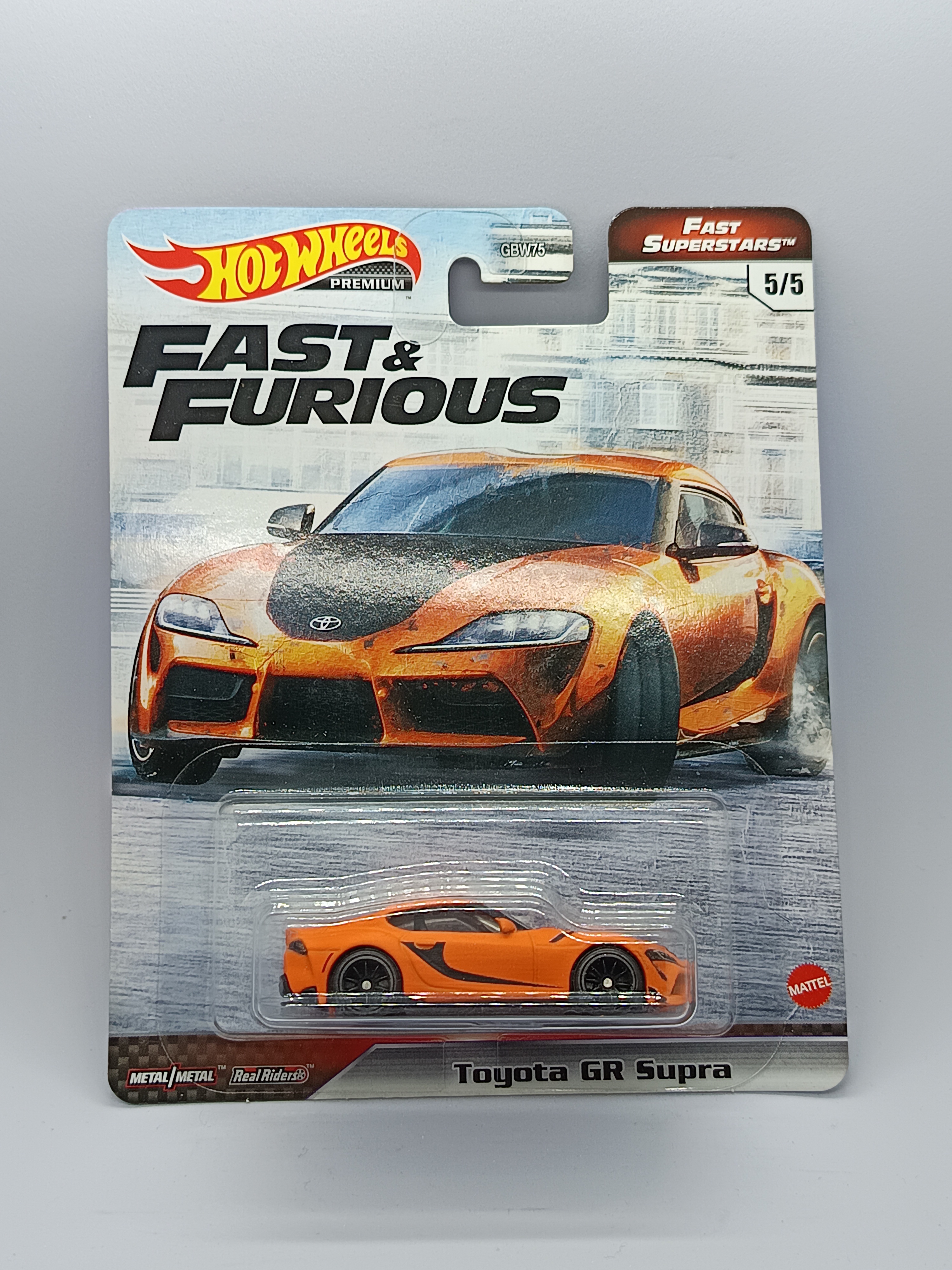 HOT WHEELS CAR CULTURE TOYOTA GR SUPRA ORANGE