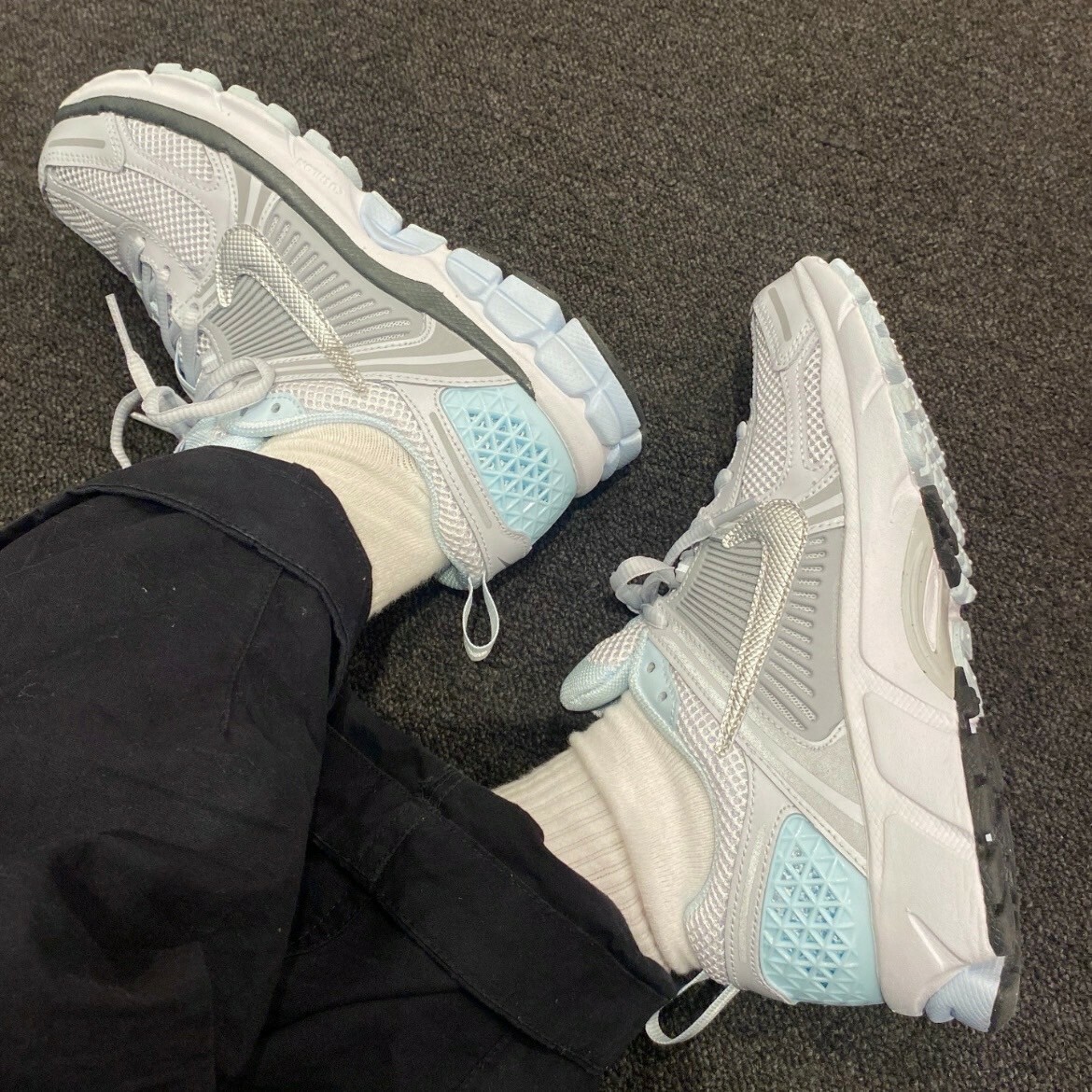 Nike Zoom Vomero 5 BG 藍銀 銀灰藍 Y2K 復古休閒鞋 運動鞋