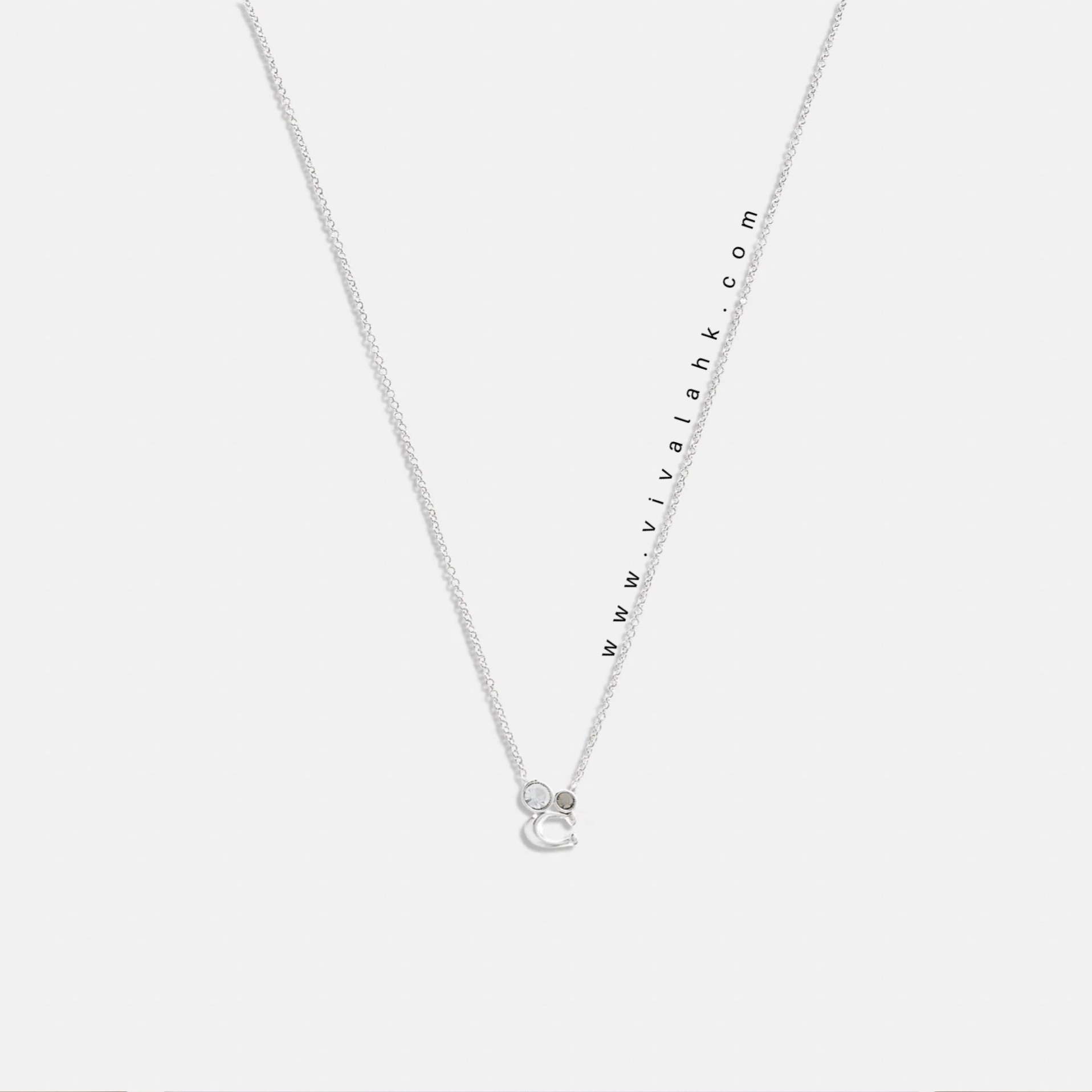 Coach - 經典C字+閃石頸鏈 (C9447)