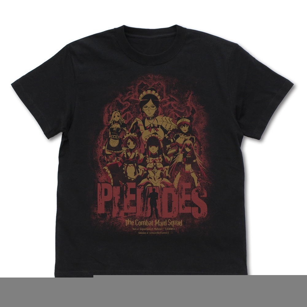 Cospa 1209 戦闘メイド隊《プレアデス》Tシャツ [劇場版「オーバーロード」聖王国編] BLACK