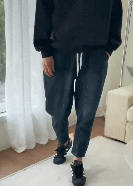 拉絨剪裁氣球牛仔褲