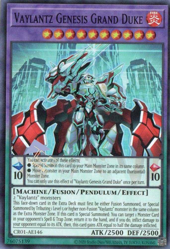 CR01-AE146 Vaylantz Genesis Grand Duke (SR)